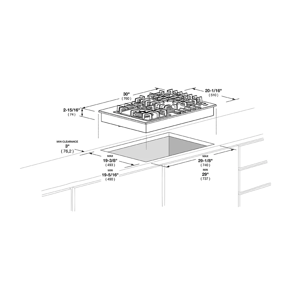 30" GAS COOKTOP - Image 7