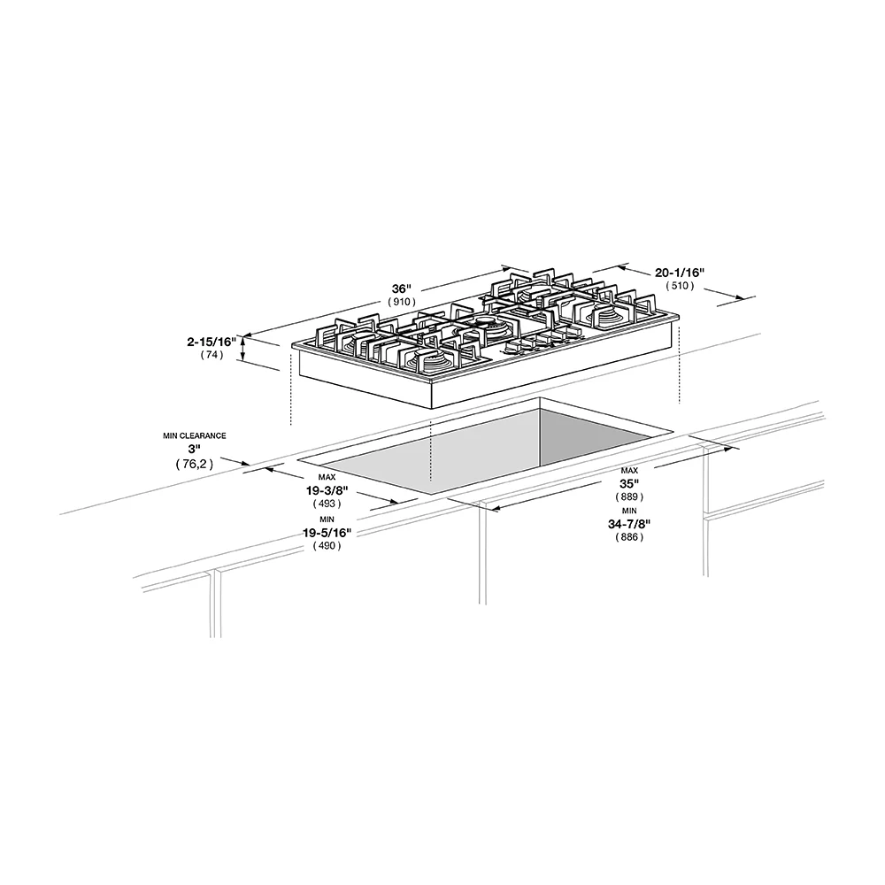 36" GAS COOKTOP - Image 6