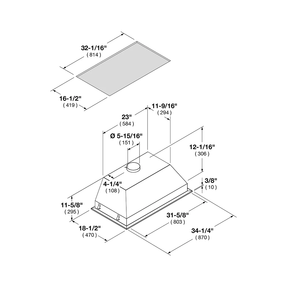 34" INSERT HOOD - Image 9