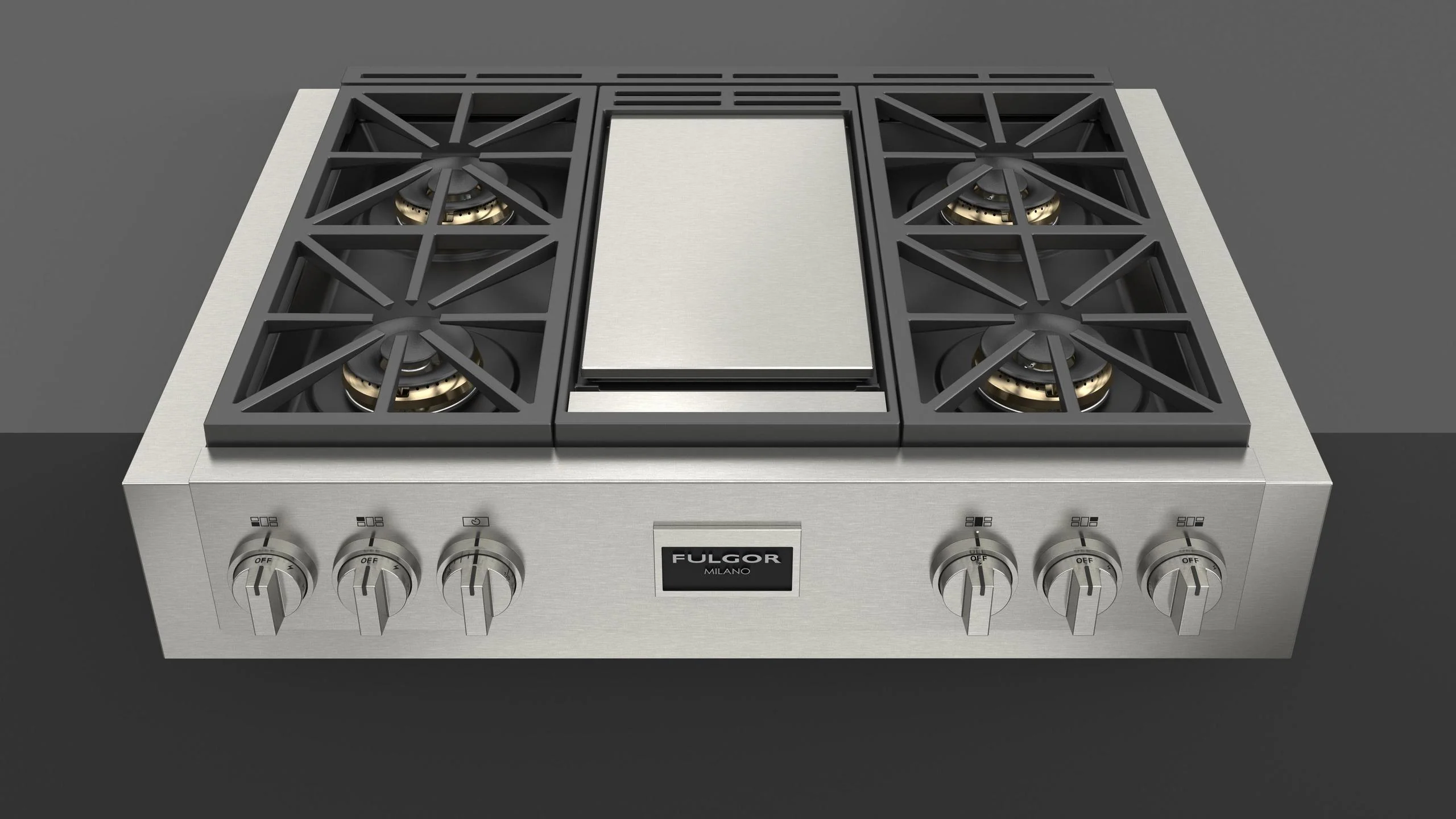 SOFIA 36" PRO GAS RANGETOP WITH GRIDDLE - Image 3
