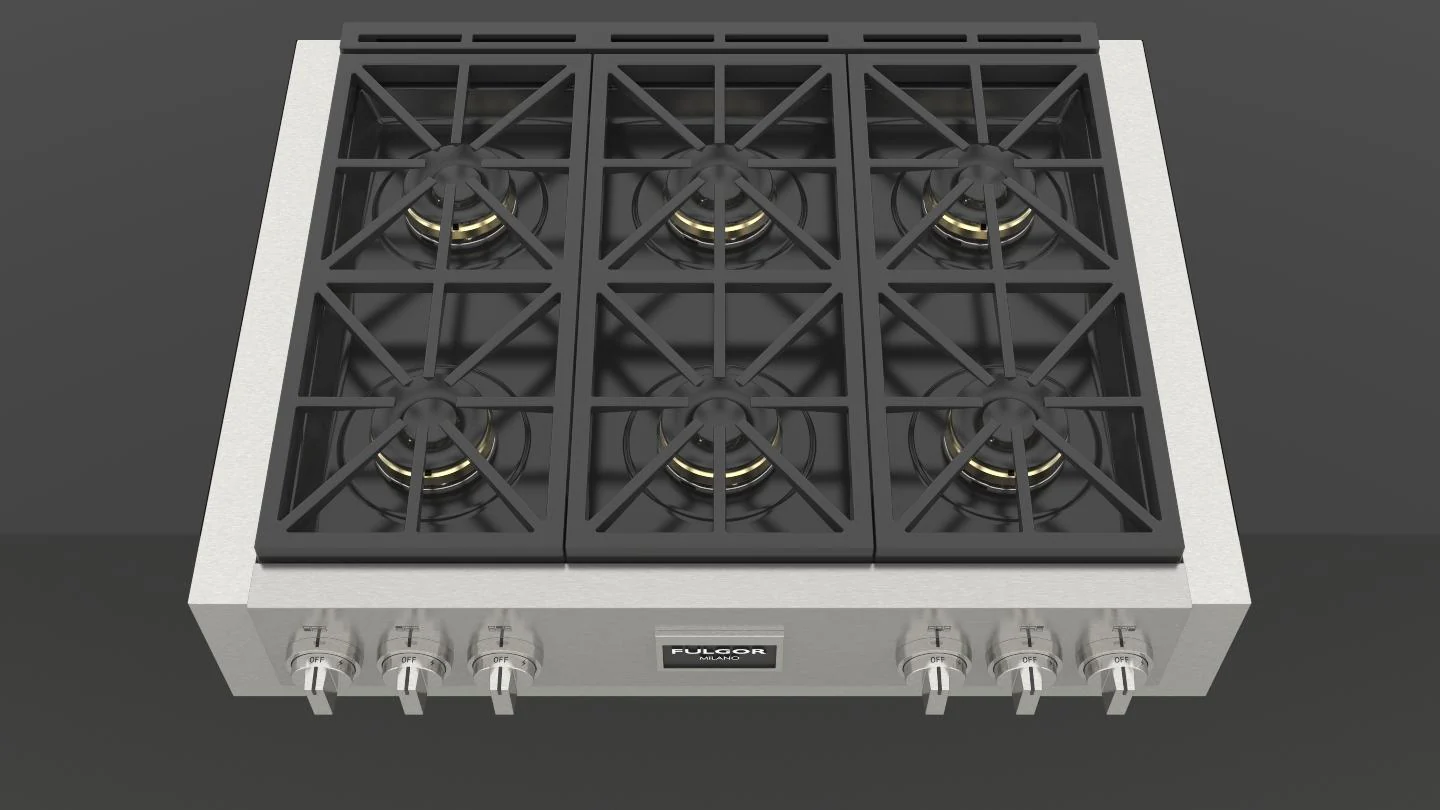 36" PRO GAS RANGE TOP - Image 3