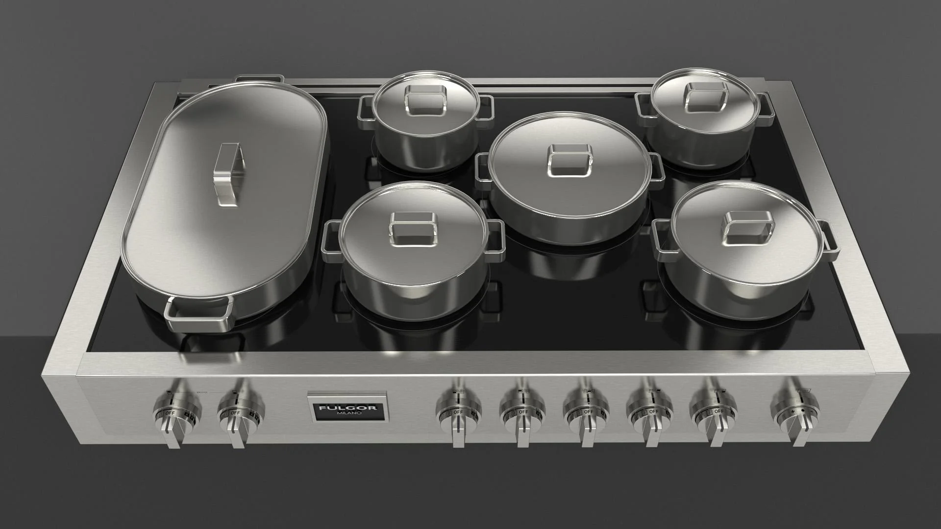 SOFIA 48 PRO INDUCTION RANGETOP - ALL GLASS - Image 14
