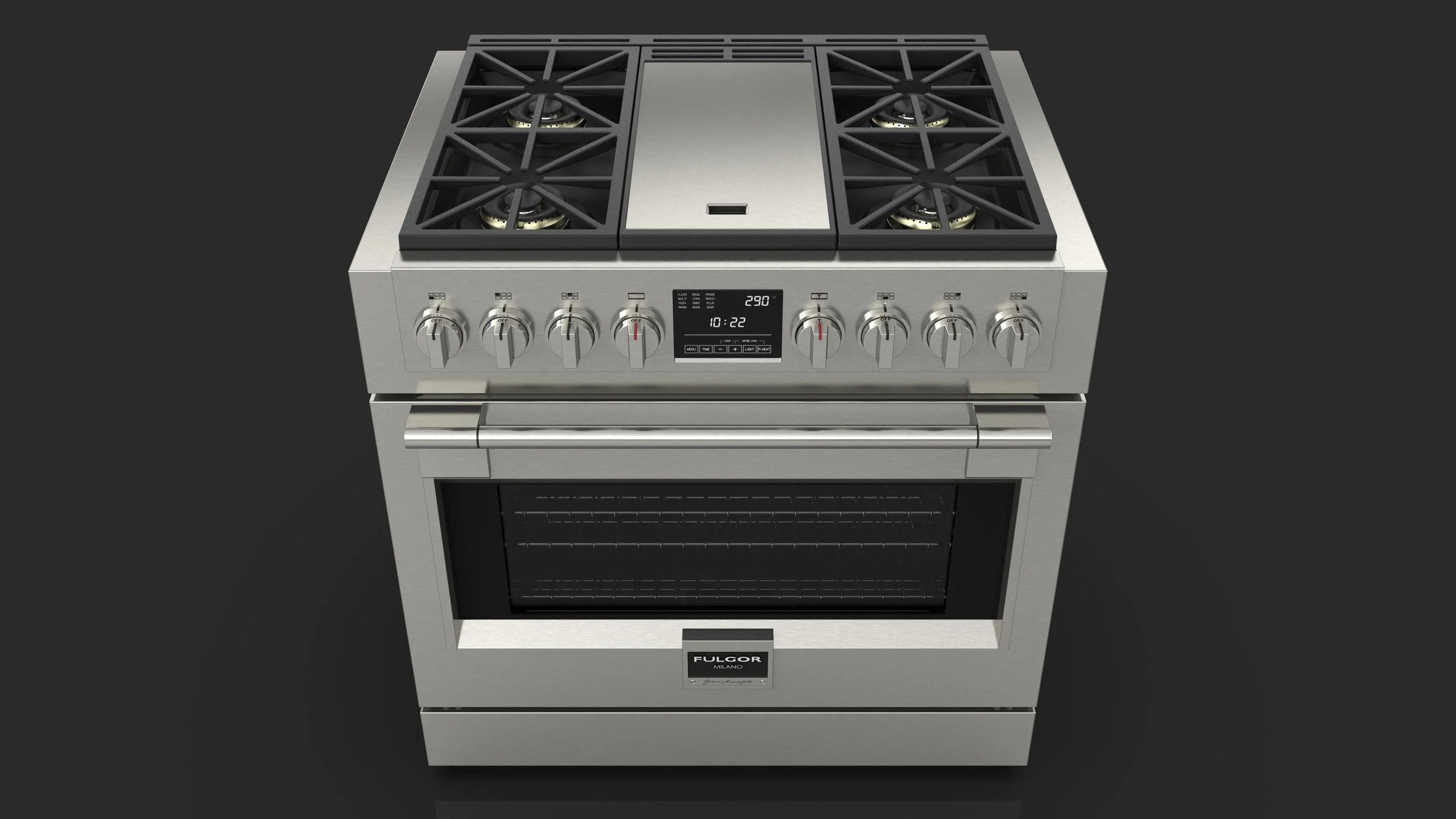 36 DUAL FUEL PRO RANGE WITH GRIDDLE - Image 2