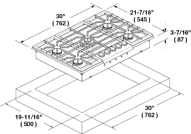 30" PRO GAS COOKTOP - Image 11