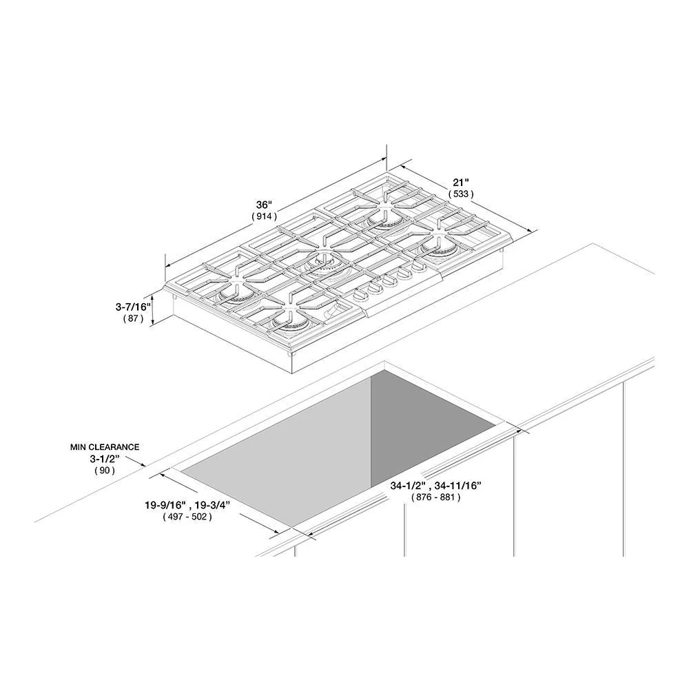 36" PRO GAS COOKTOP - Image 12