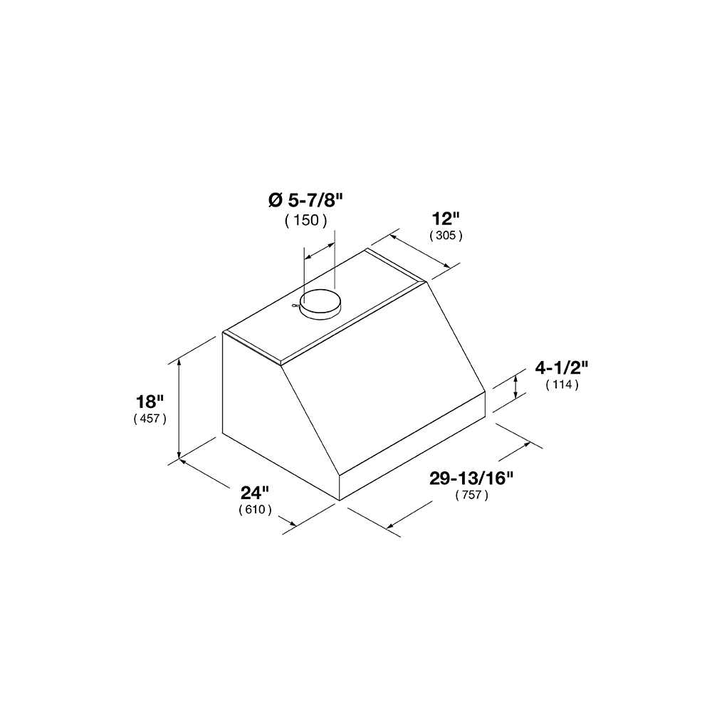 30" PRO HOOD (1 FAN - KNOBS) - Image 13