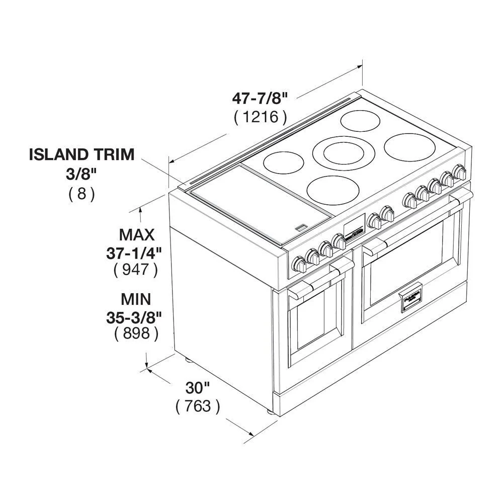 SOFIA 48 PRO INDUCTION RANGE WITH GRIDDLE - Image 22