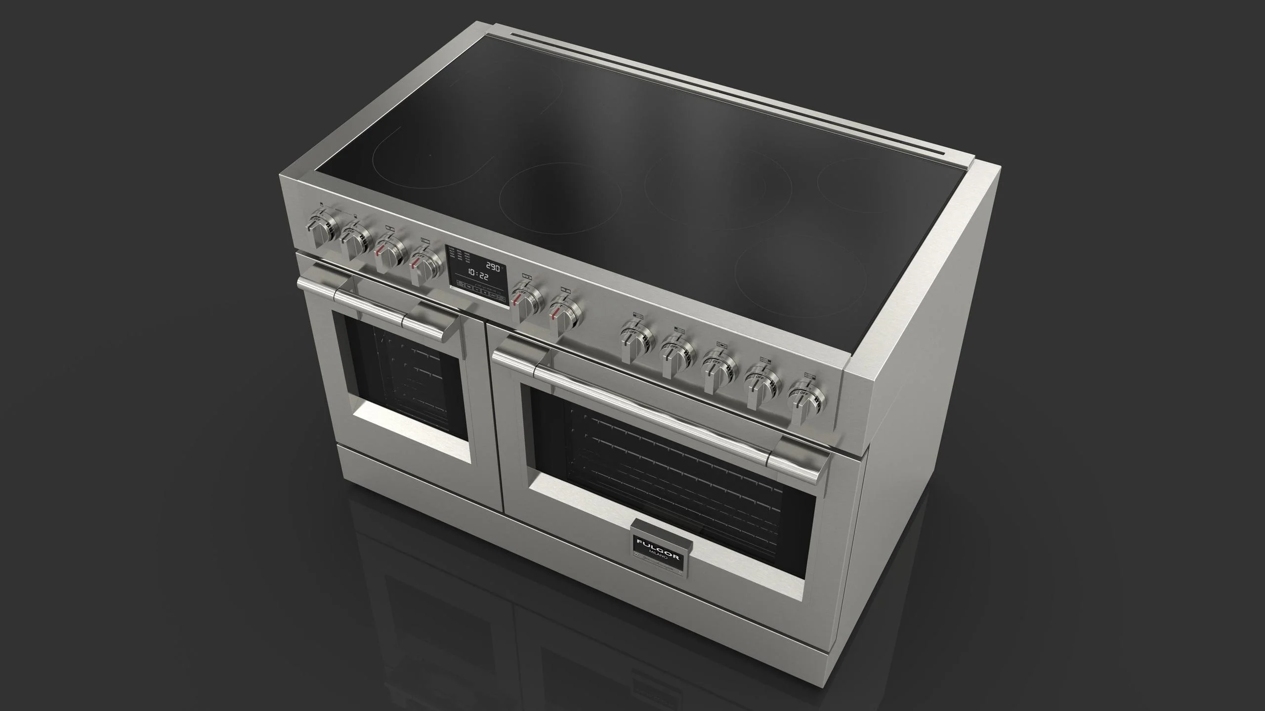 SOFIA 48 PRO INDUCTION RANGE - ALL GLASS - Image 3