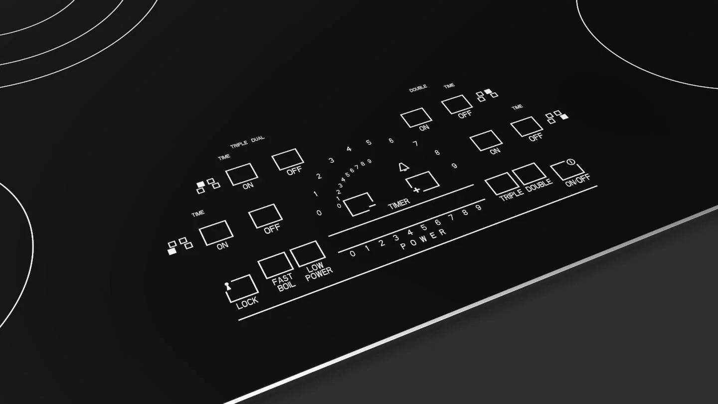 30" RADIANT COOKTOP WITH BRUSHED ALUMINUM TRIM - Image 6