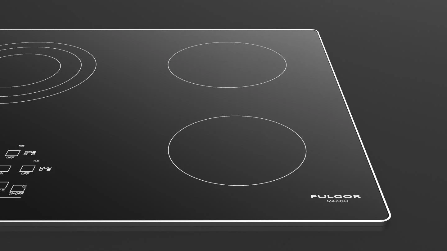 36" RADIANT COOKTOP WITH BRUSHED ALUMINUM TRIM - Image 4