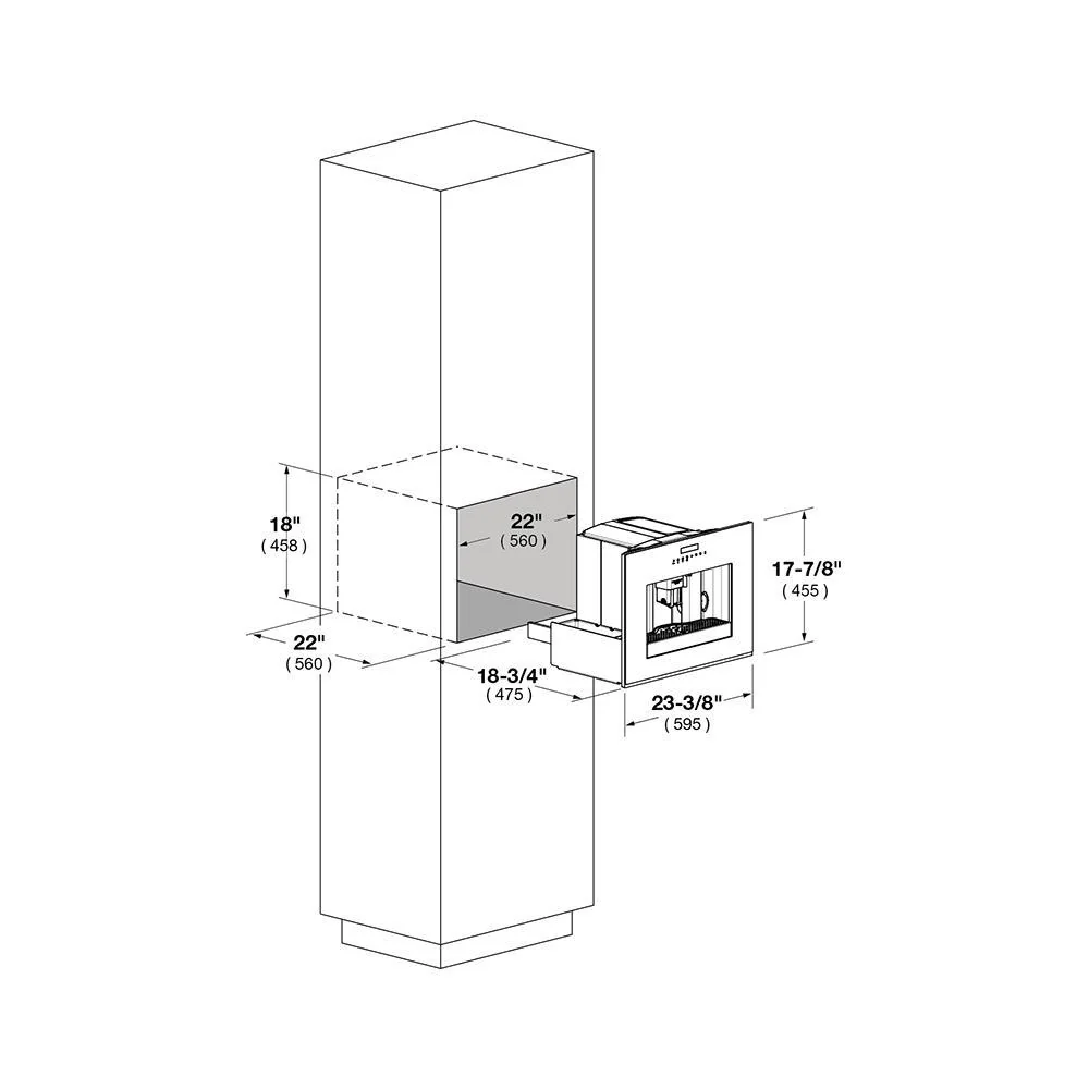 24" BUILT-IN COFFEE MACHINE - Image 8