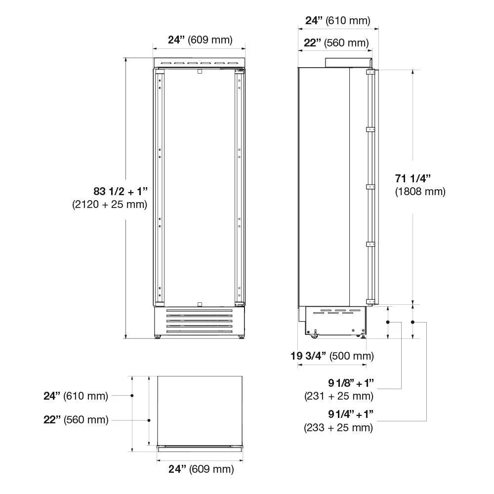 24" BUILT-IN FREEZER COLUMN - Image 5