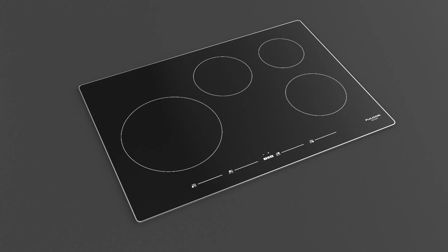 30" INDUCTION COOKTOP WITH BRUSHED ALUMINUM TRIM - Image 2