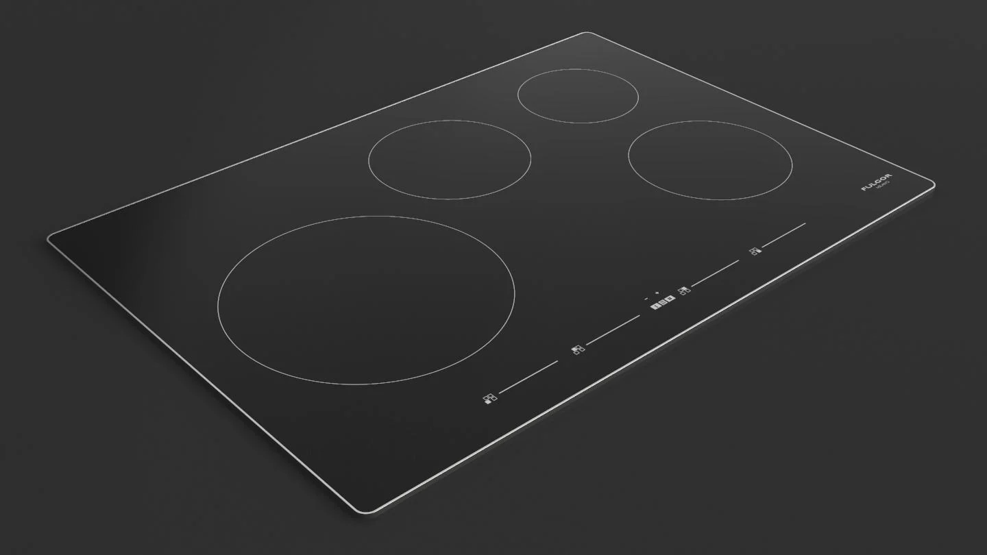 30" INDUCTION COOKTOP WITH BRUSHED ALUMINUM TRIM - Image 3