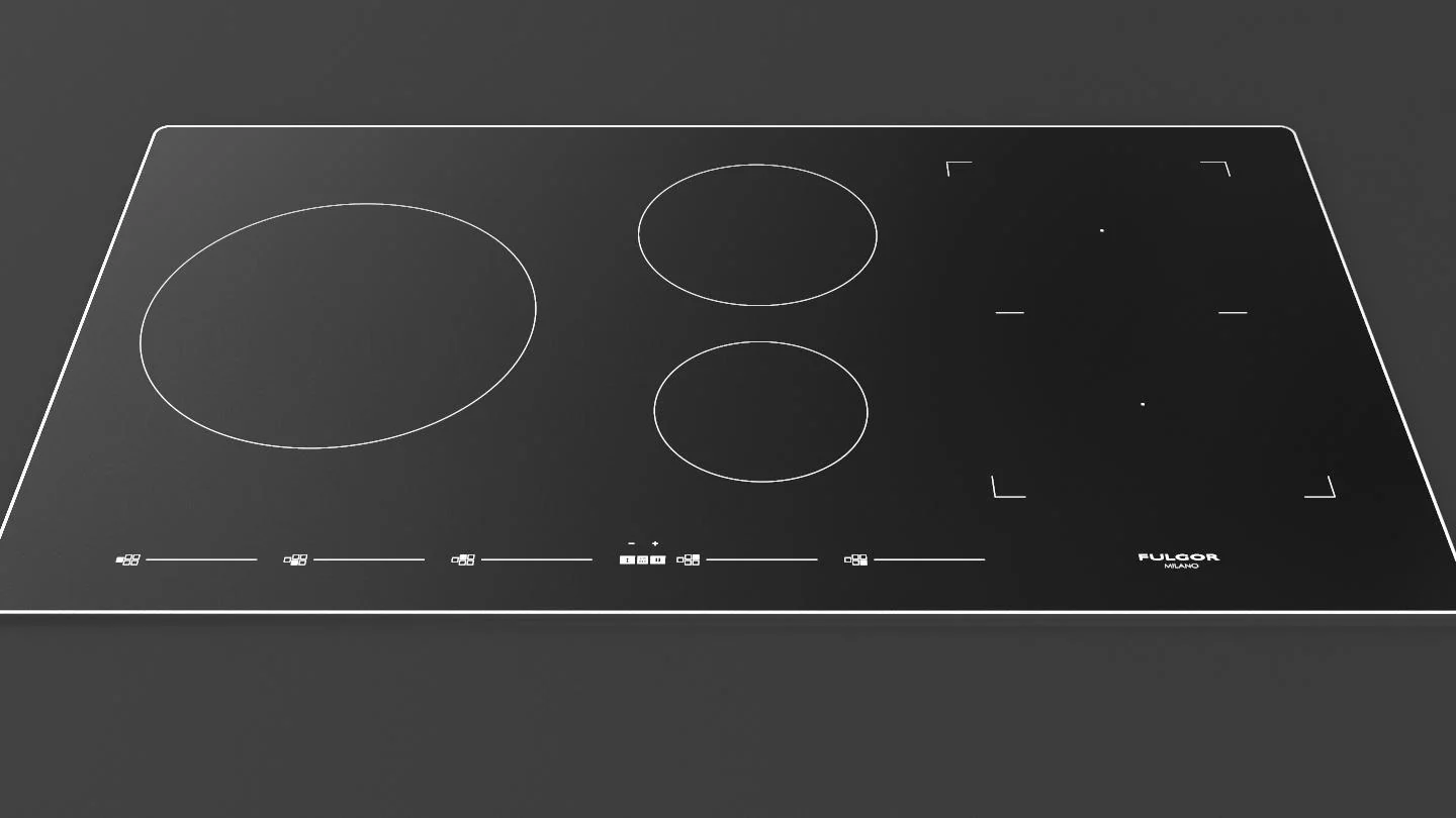 36" INDUCTION COOKTOP WITH BRUSHED ALUMINUM TRIM - Image 6