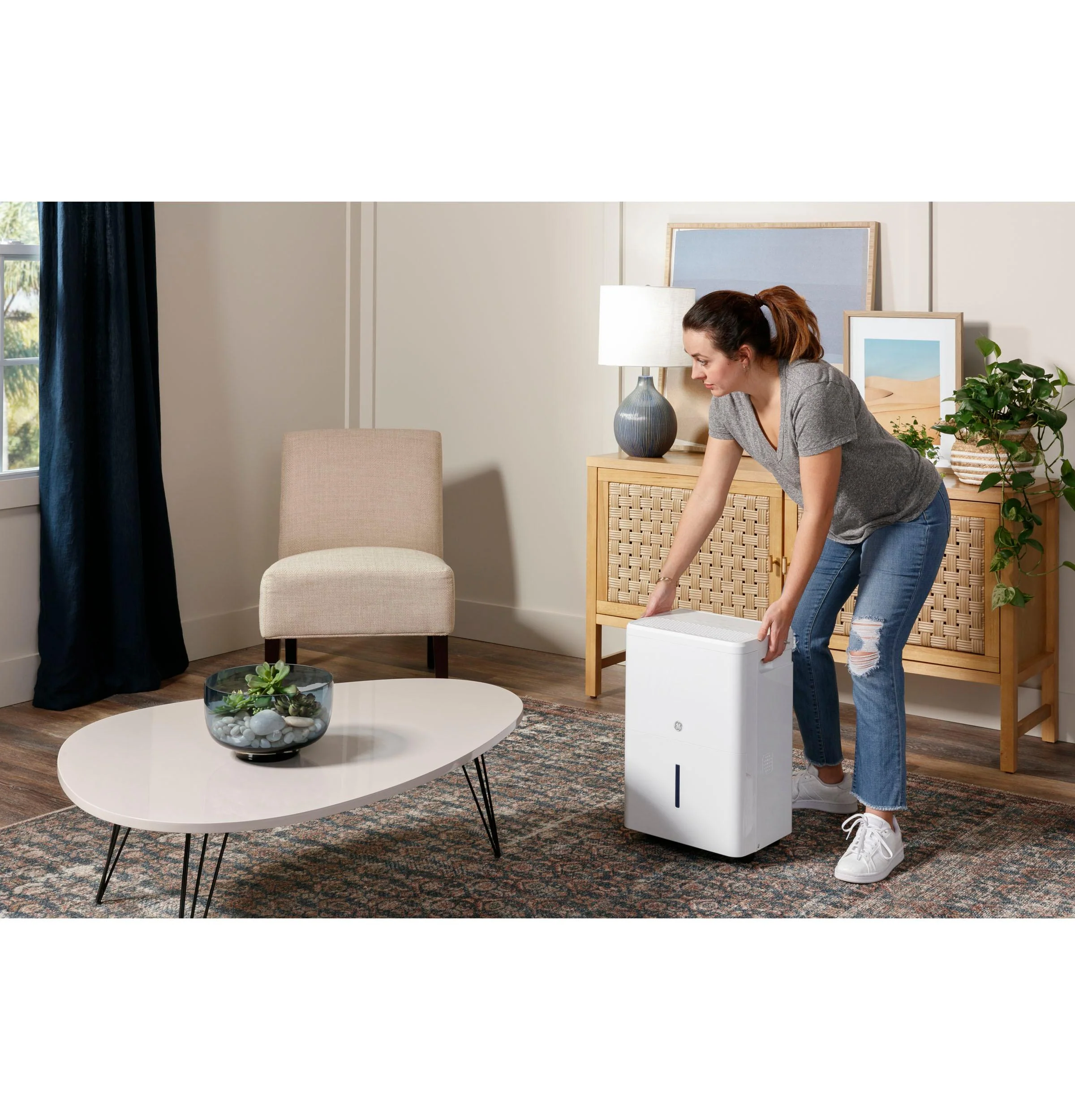 ADEW35LZ GE® ENERGY STAR® 35 Pint Portable Dehumidifier for Very Damp Spaces - Image 8