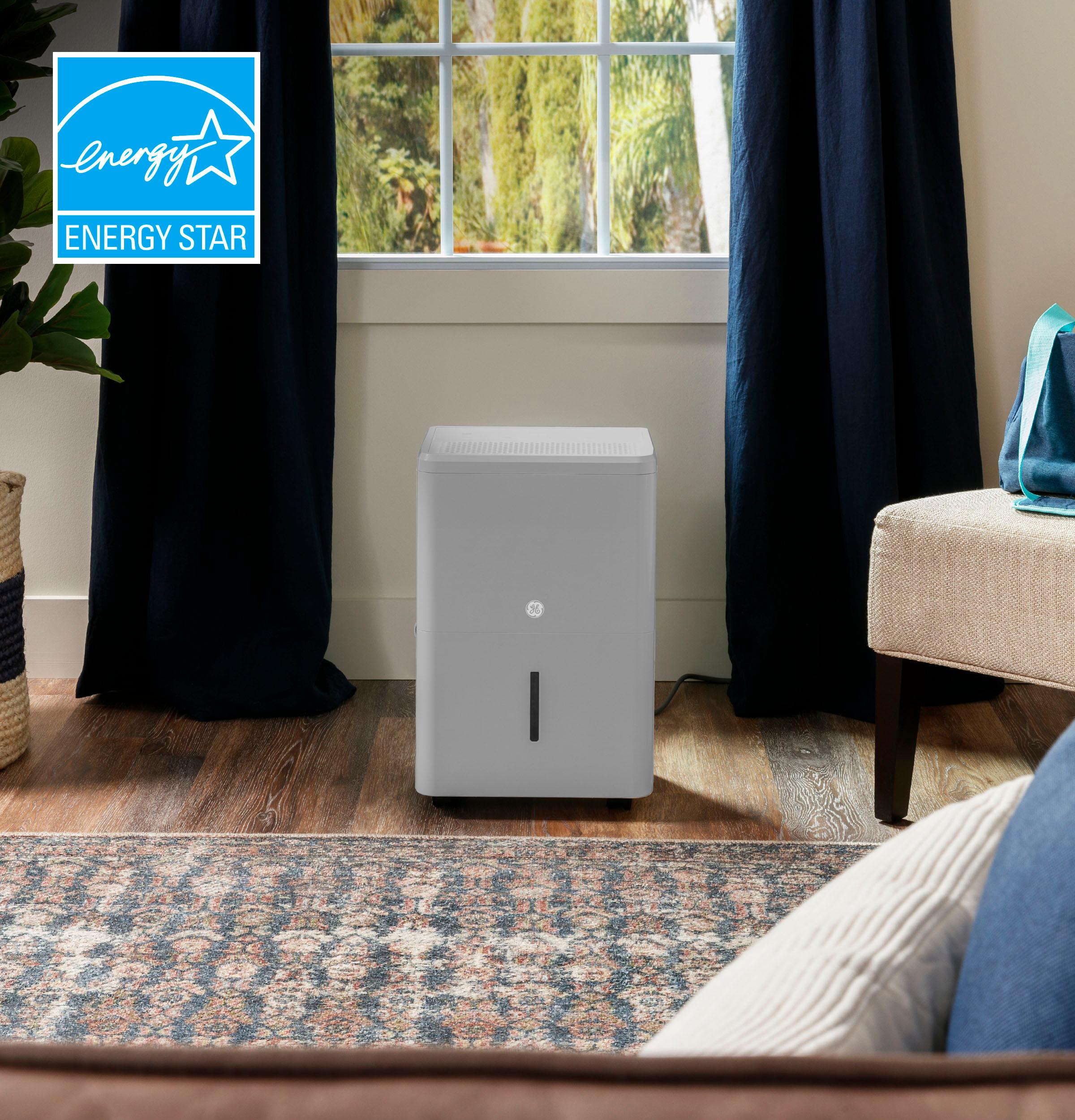 GE® 50 Pint ENERGY STAR® Portable Dehumidifier with Smart Dry for Wet Spaces - Image 15