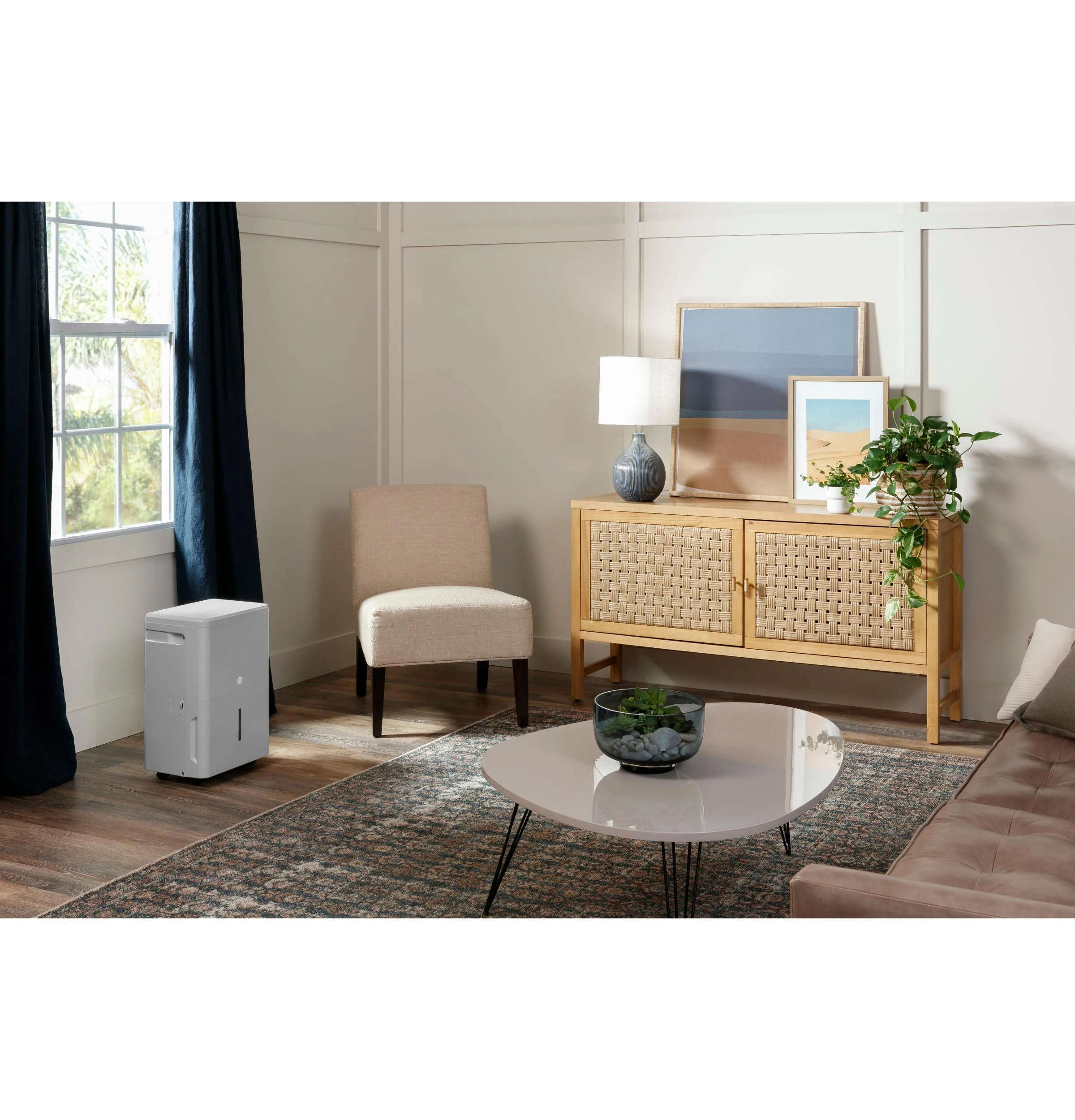 GE® 50 Pint ENERGY STAR® Portable Dehumidifier with Smart Dry for Wet Spaces - Image 5