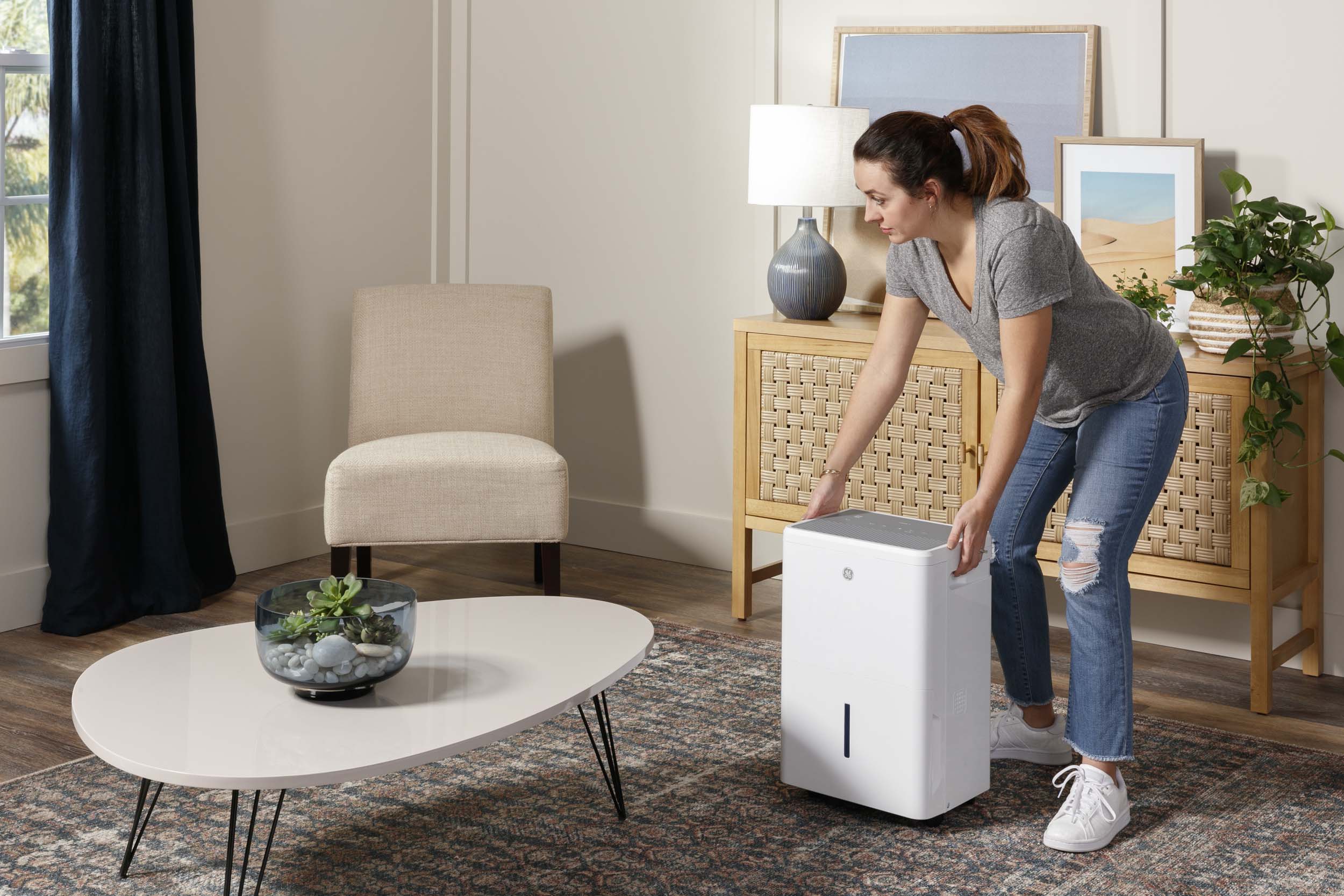 ADYR35LC GE® ENERGY STAR® 35 Pint Portable Dehumidifier with Smart Dry for Very Damp Spaces - Image 5