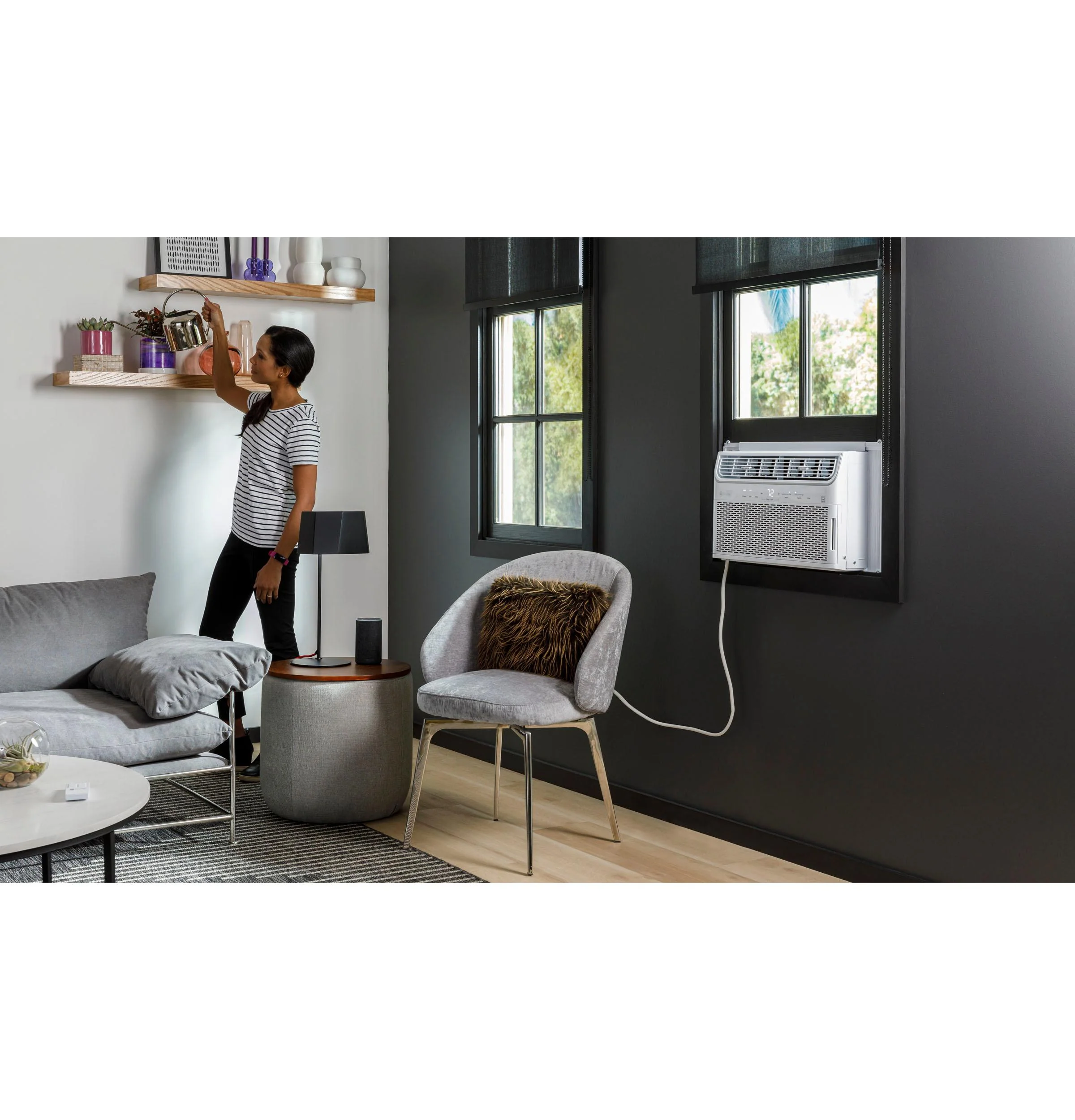 GE Profile™ ENERGY STAR® 10,100 BTU Inverter Smart Ultra Quiet Window Air Conditioner for Medium Rooms up to 450 sq. ft. - Image 5