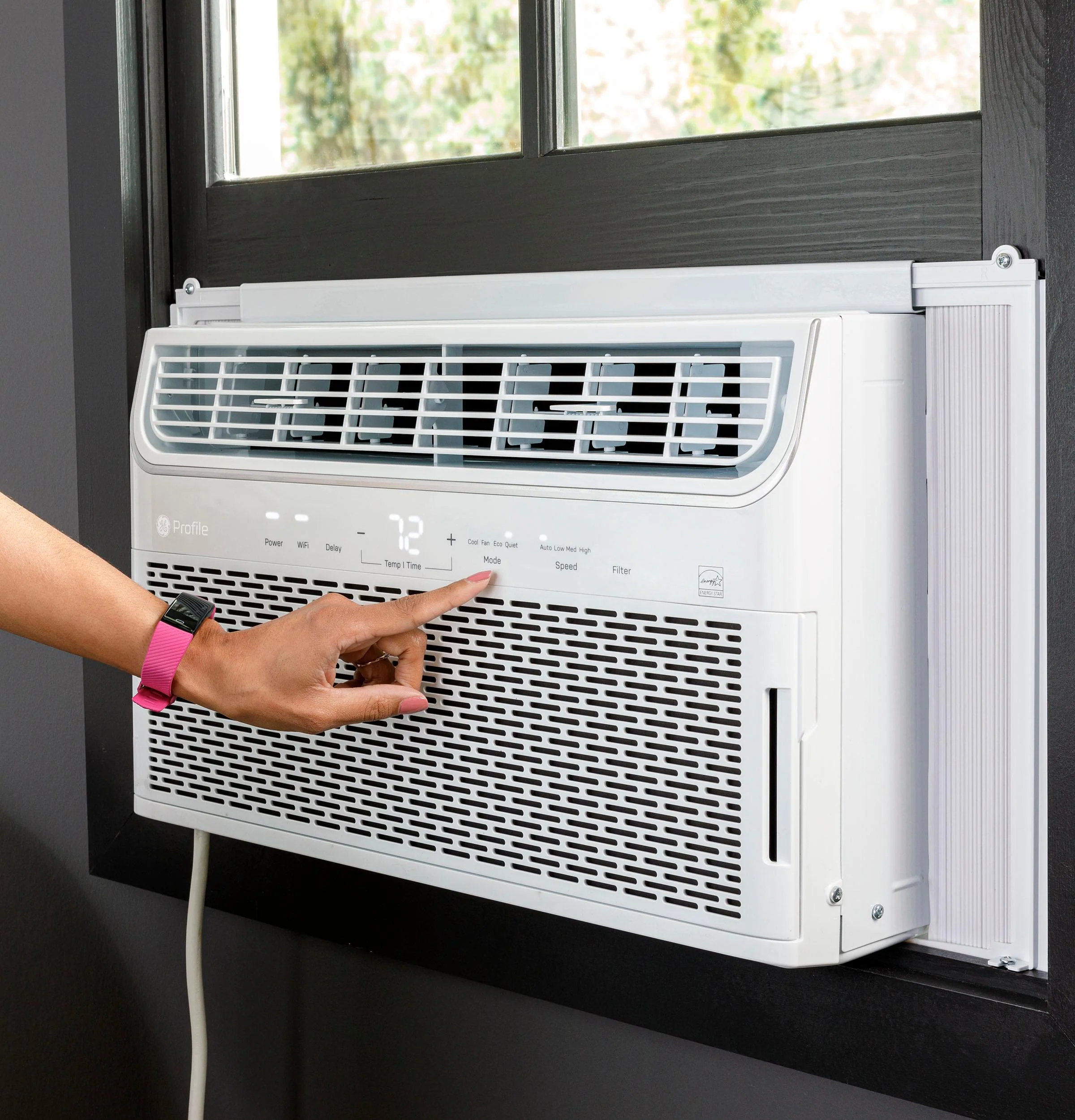 GE Profile™ ENERGY STAR® 10,100 BTU Inverter Smart Ultra Quiet Window Air Conditioner for Medium Rooms up to 450 sq. ft. - Image 8