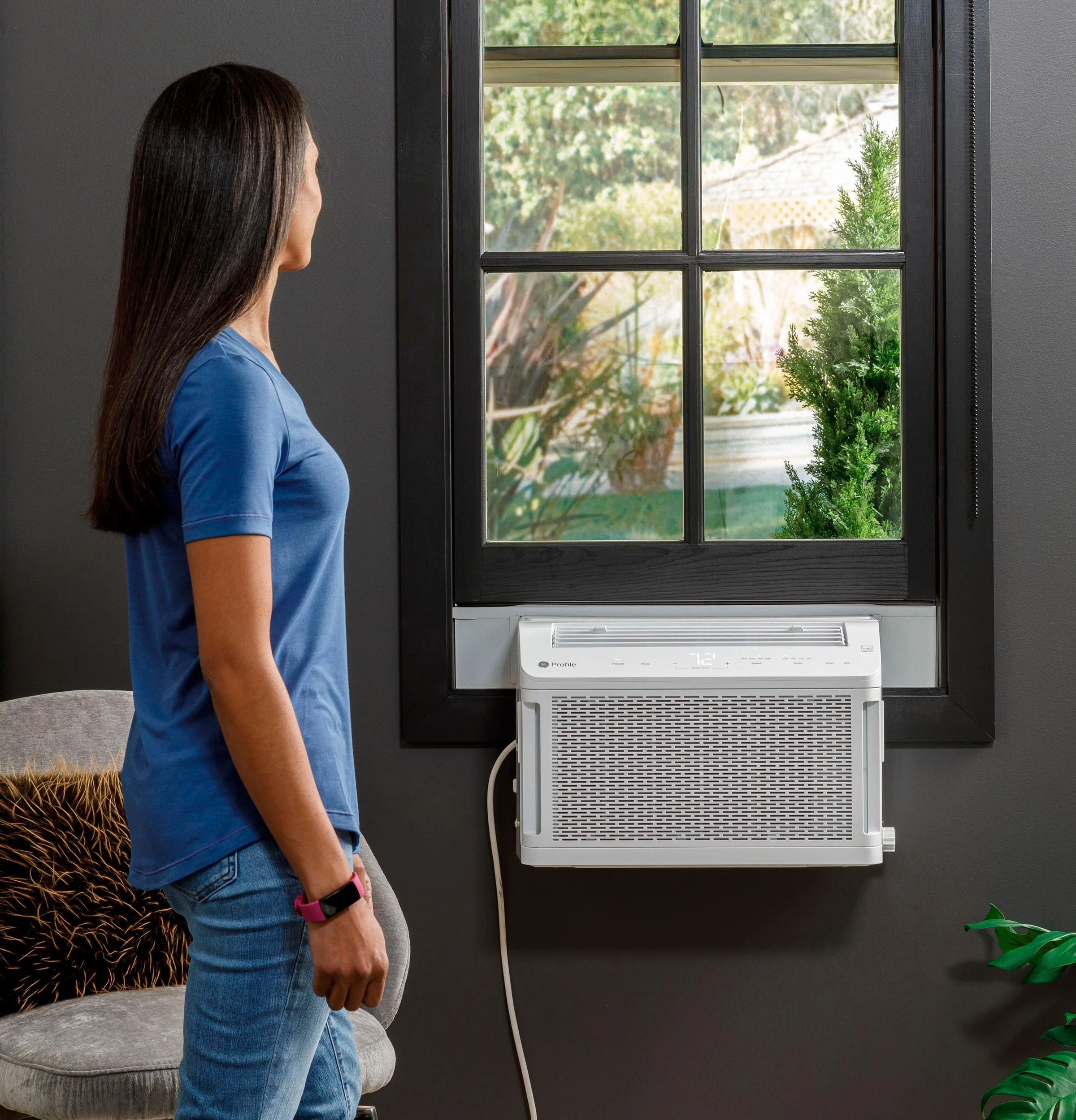 AHTT08BC GE Profile ClearView™ 8,300 BTU Smart Ultra Quiet Window Air Conditioner for Medium Rooms up to 350 sq. ft. - Image 11
