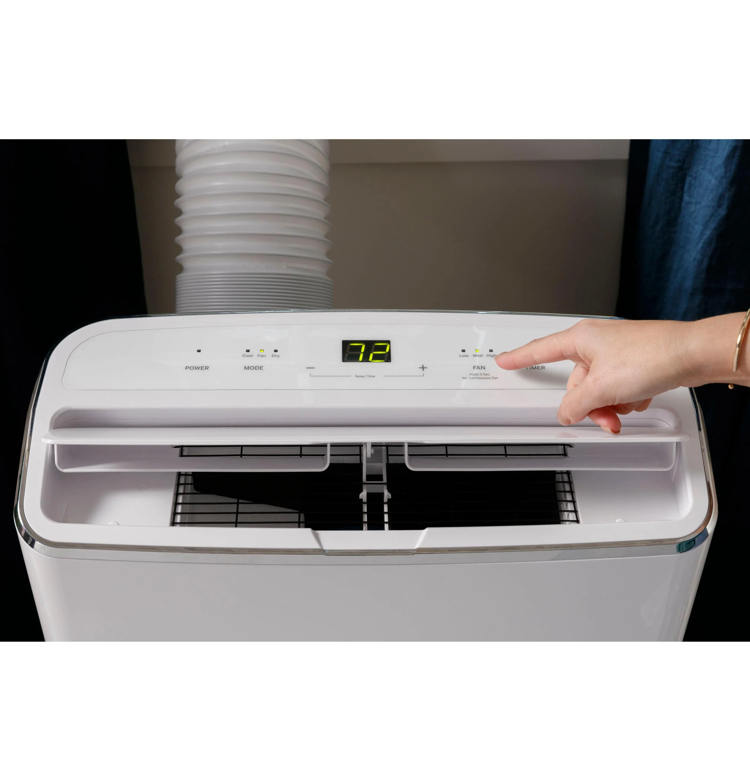 APCA14YBMW GE® 9,850 BTU SACC Smart Portable Air Conditioner for Medium Rooms up to 550 sq ft. (14,000 BTU ASHRAE) - Image 8