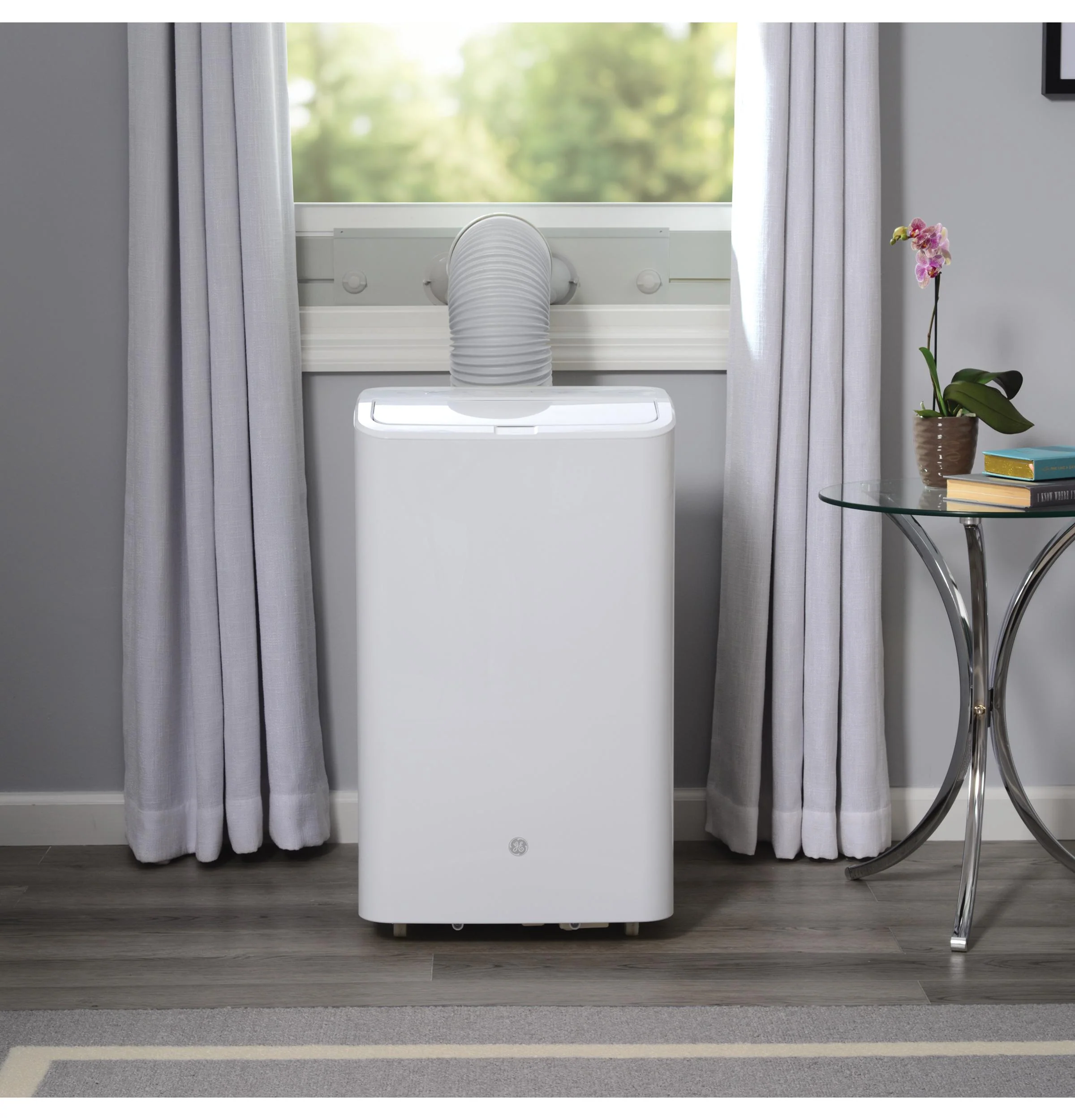 APCD08JASW GE® 8,500 BTU Portable Air Conditioner with Dehumifier and Remote, White - Image 3