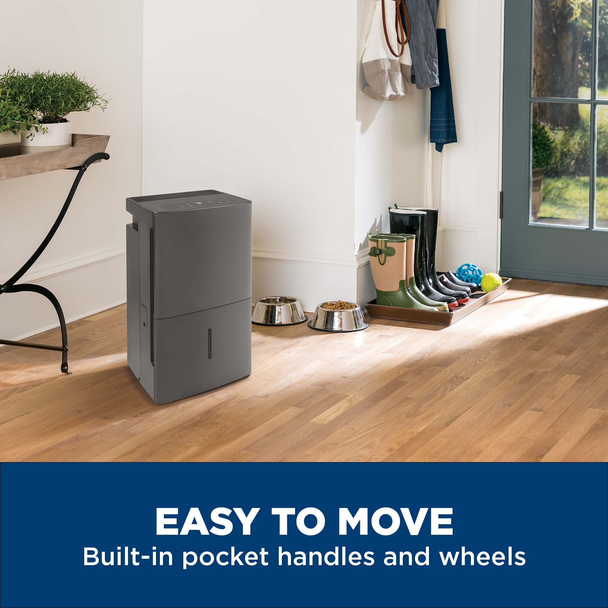APEW50LZ GE® ENERGY STAR® 50 Pint Portable Dehumidifier with Built-in Pump for Wet Spaces - Image 5