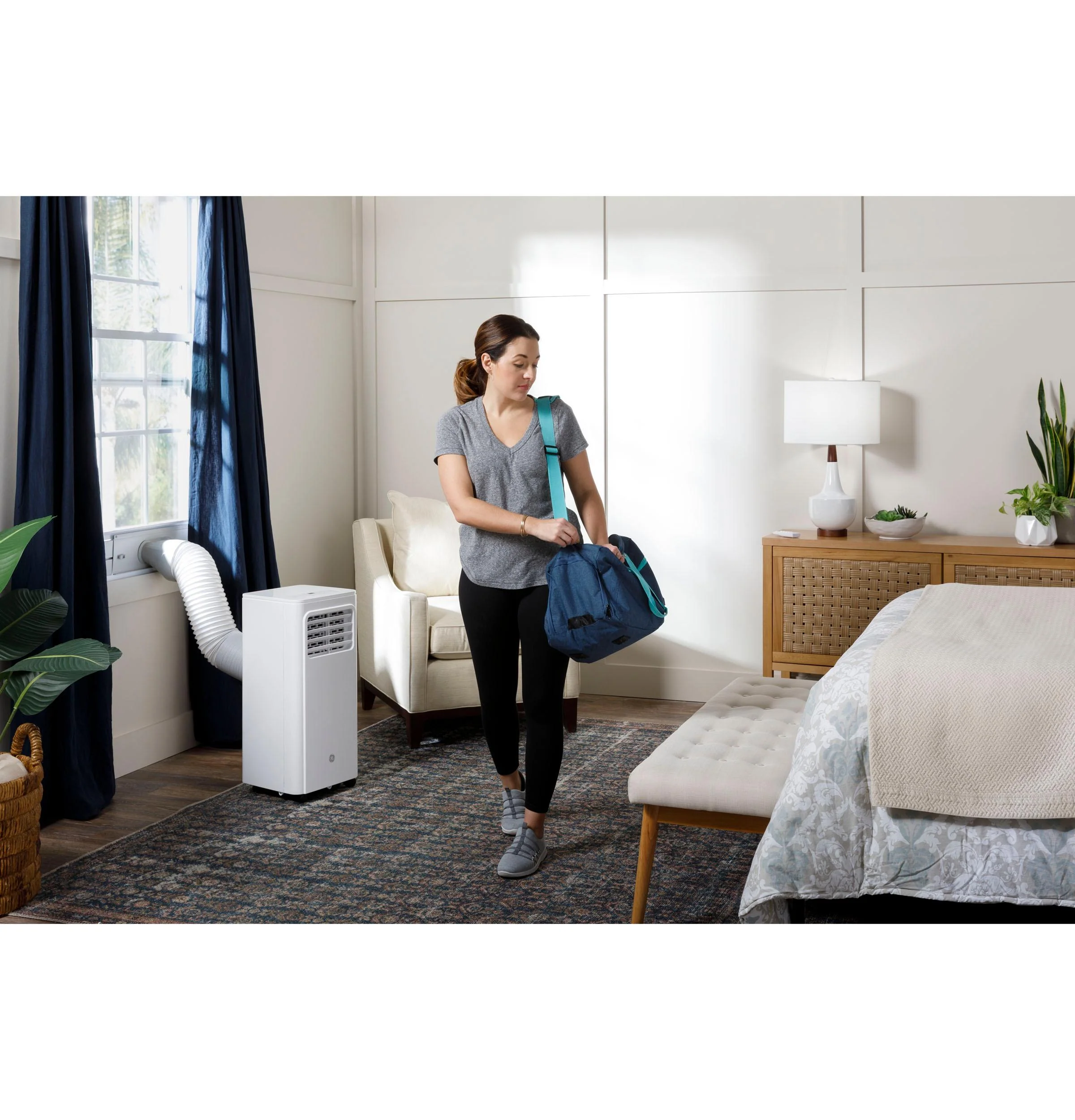 APFA10YBMW GE® 6,250 BTU SACC Portable Air Conditioner for Medium Rooms up to 350 sq ft. (9,000 BTU ASHRAE) - Image 3