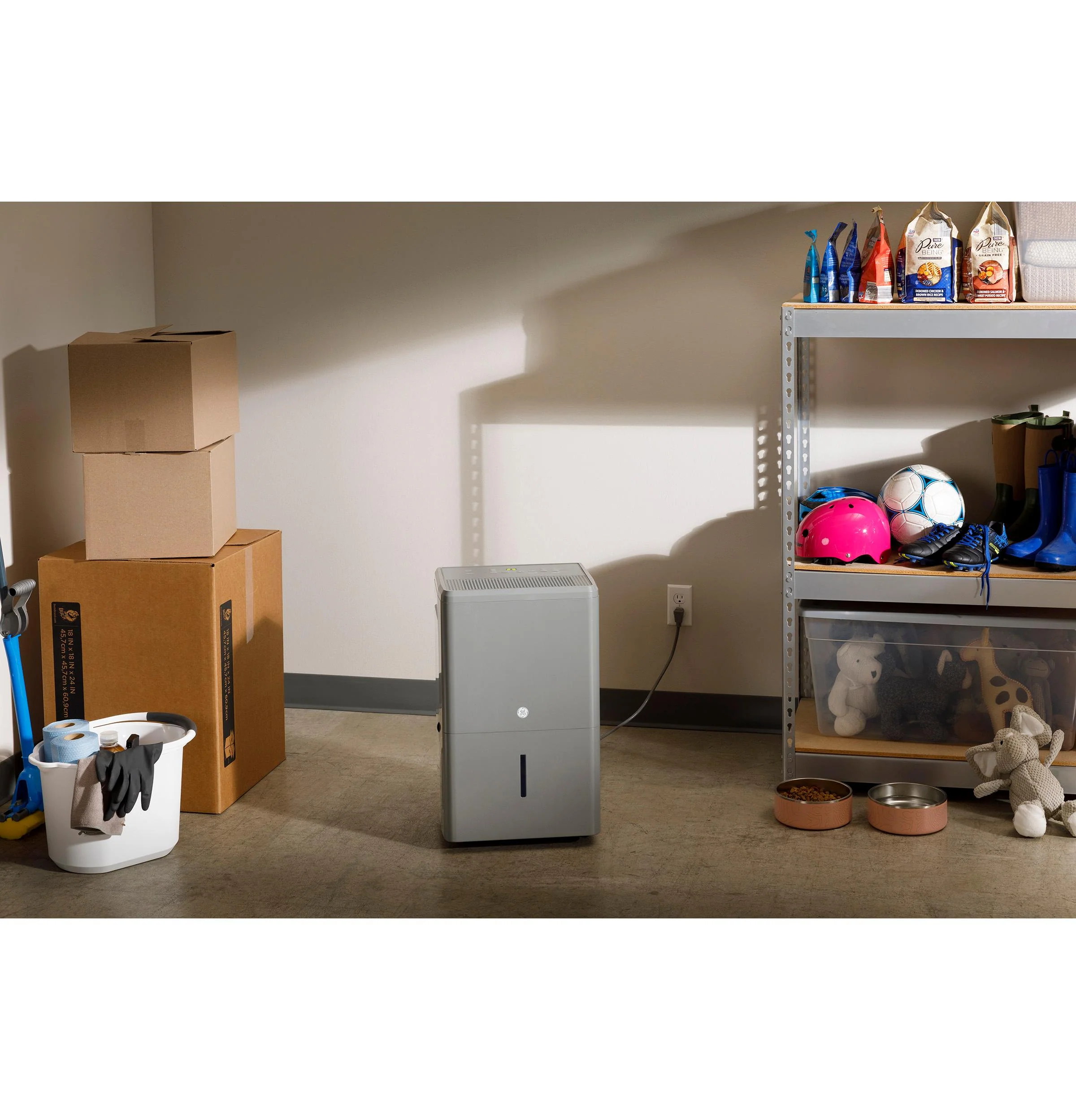 GE® ENERGY STAR® 50 Pint Portable Dehumidifier with Built-in Pump and Smart Dry for Wet Spaces - Image 7
