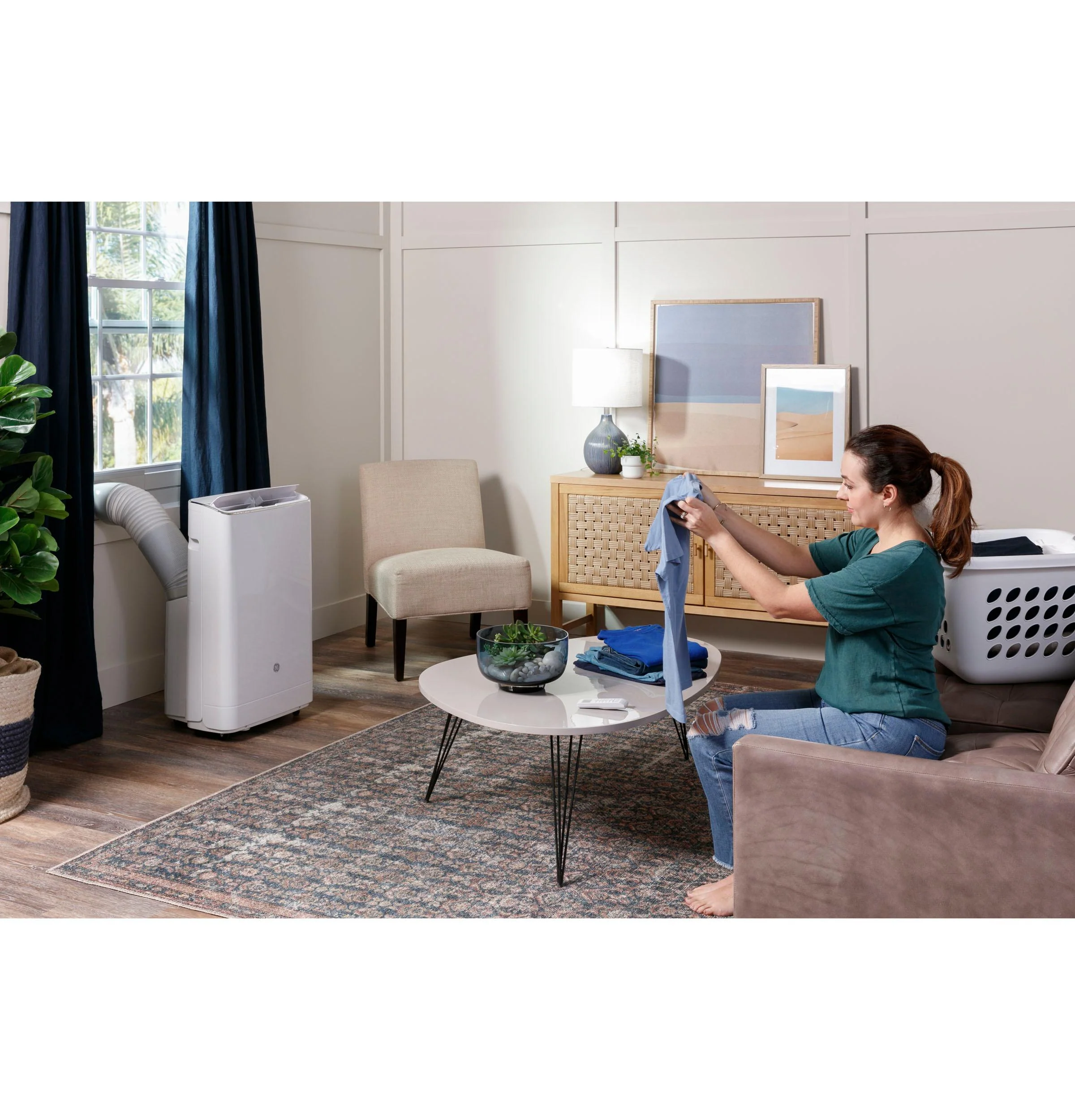 APWA14YBMW GE® 9,850 BTU SACC Smart Portable Air Conditioner for Medium Rooms up to 550 sq ft. (14,000 BTU ASHRAE) - Image 6