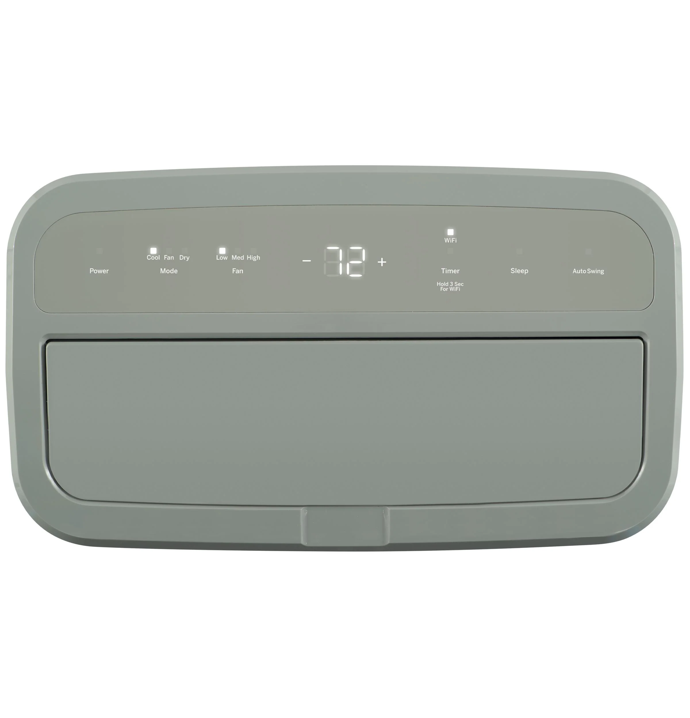 APWD07JASG GE® 7,500 BTU Smart Portable Air Conditioner with Dehumidifier and Remote, Grey - Image 11