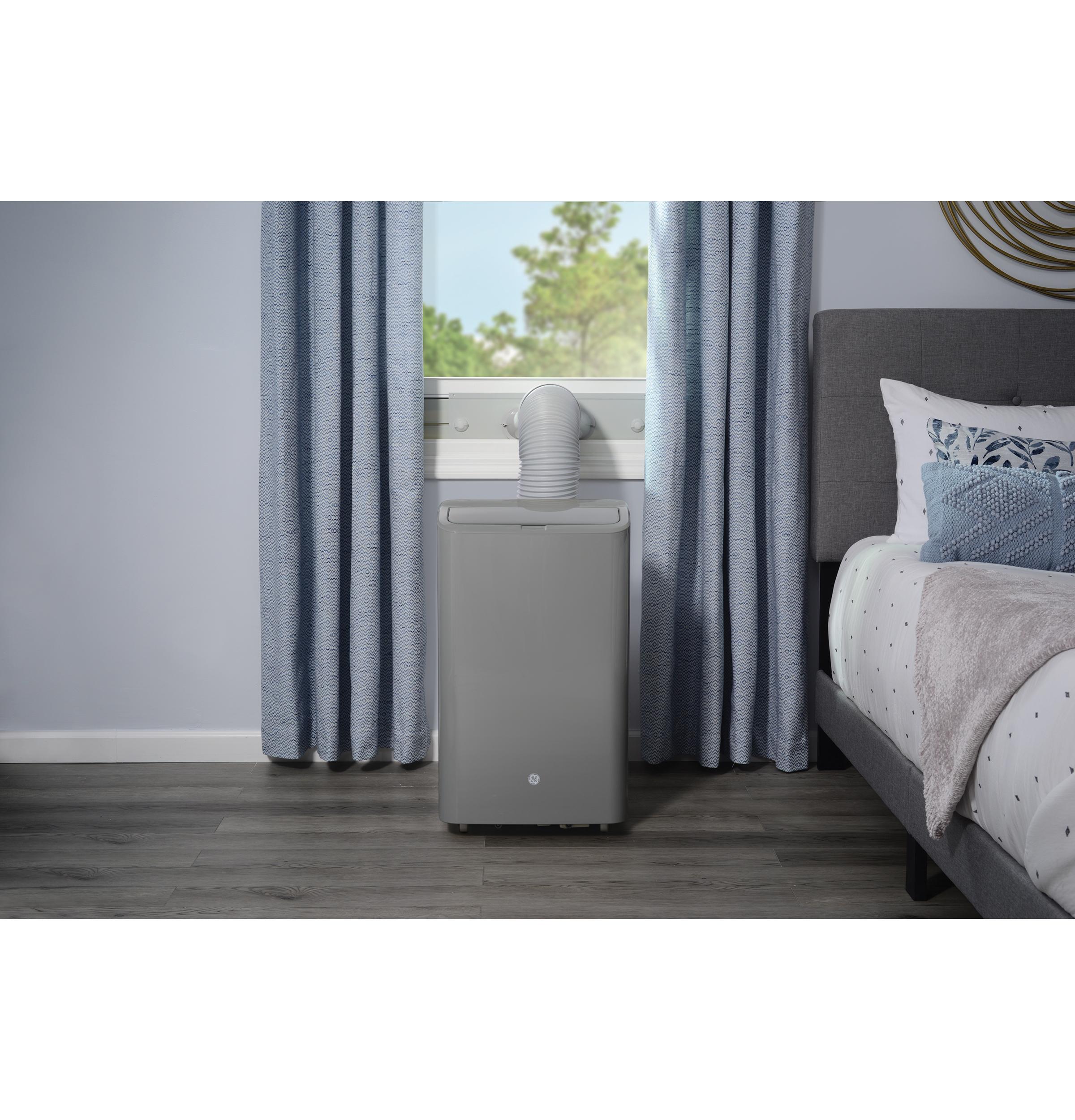 APWD07JASG GE® 7,500 BTU Smart Portable Air Conditioner with Dehumidifier and Remote, Grey - Image 2
