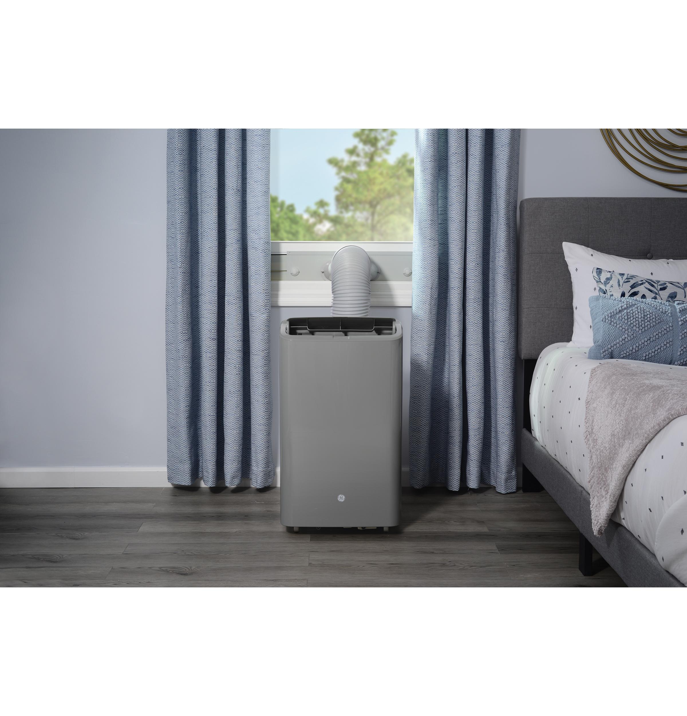 APWD07JASG GE® 7,500 BTU Smart Portable Air Conditioner with Dehumidifier and Remote, Grey - Image 3
