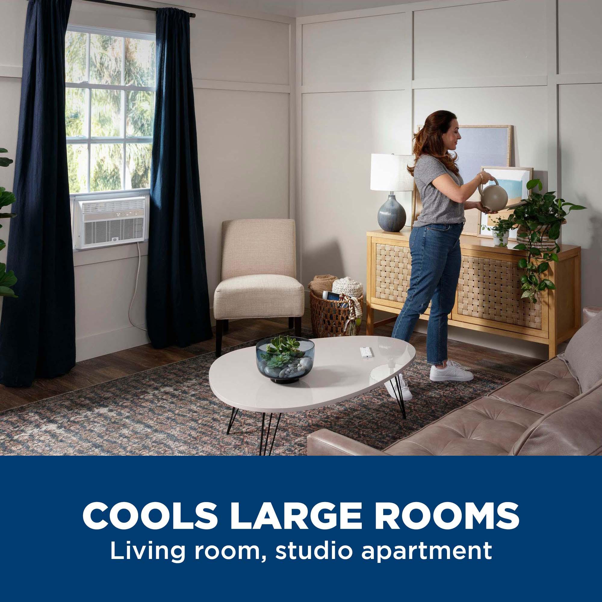 AWCS12WWF GE® 12,000 BTU Smart Electronic Window Air Conditioner for Large Rooms up to 550 sq. ft. - Image 2