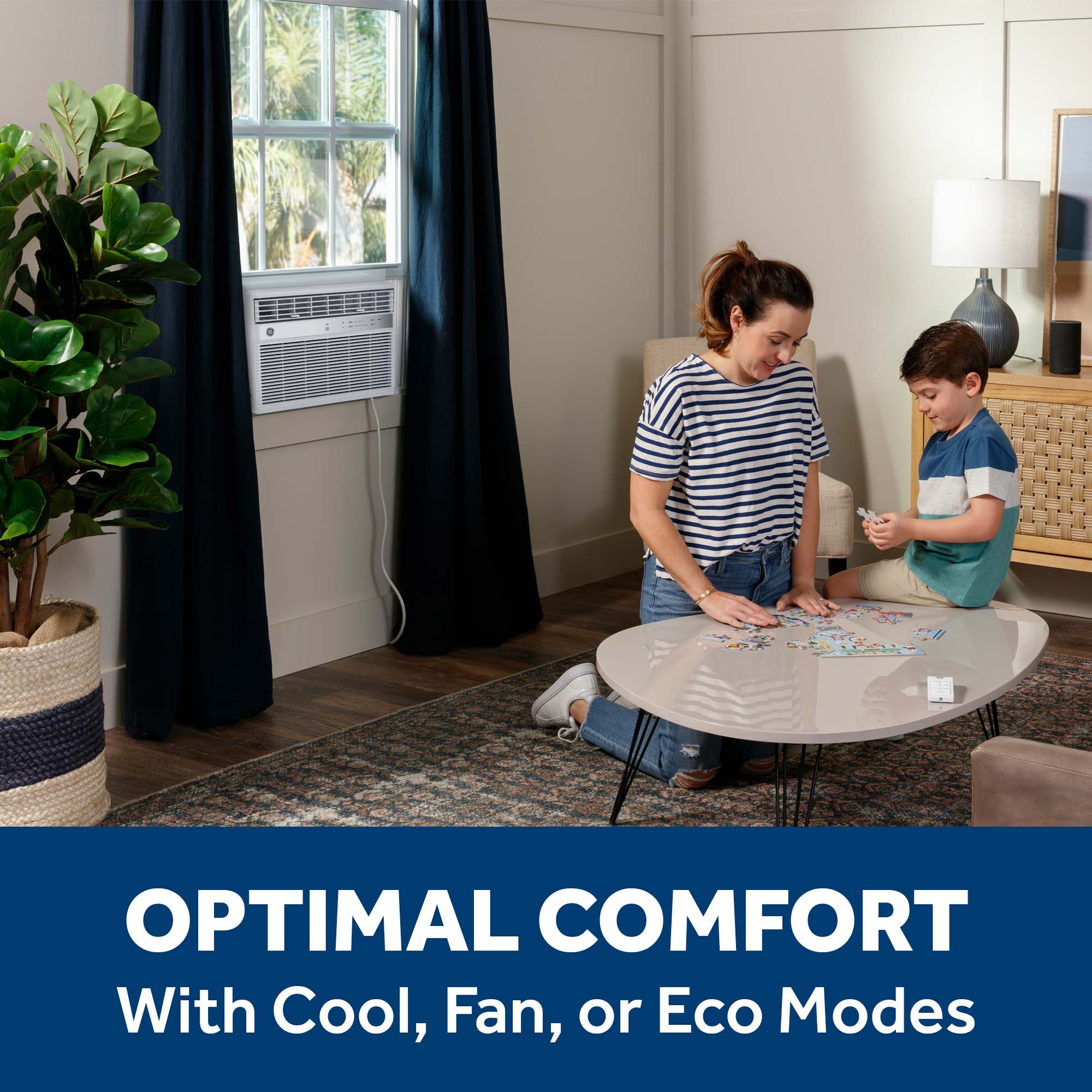 AWES08WWF GE® 8,000 BTU Smart Electronic Window Air Conditioner for Medium Rooms up to 350 sq. ft. - Image 7