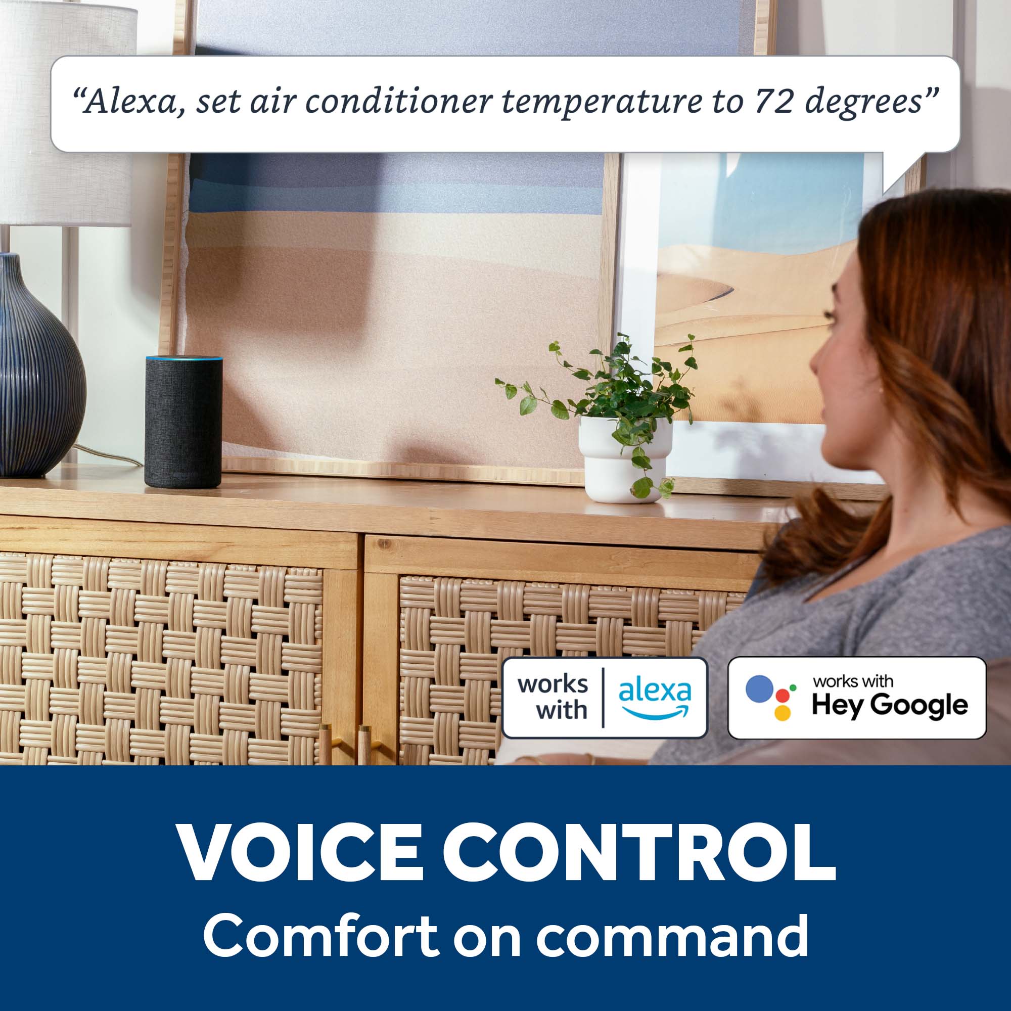 AWGH12WWF GE® 12,000 BTU Smart Heat/Cool Electronic Window Air Conditioner for Large Rooms up to 550 sq. ft. - Image 6