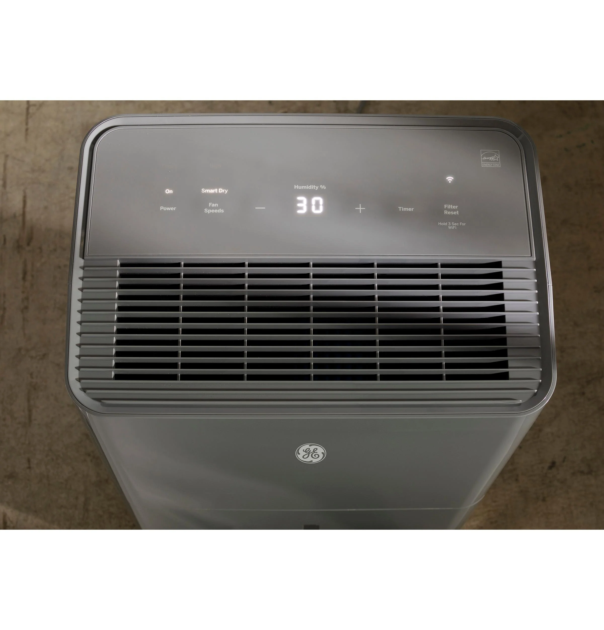 AWYR50LC GE® ENERGY STAR® 50 Pint Smart Portable Dehumidifier with Smart Dry for Wet Spaces - Image 2