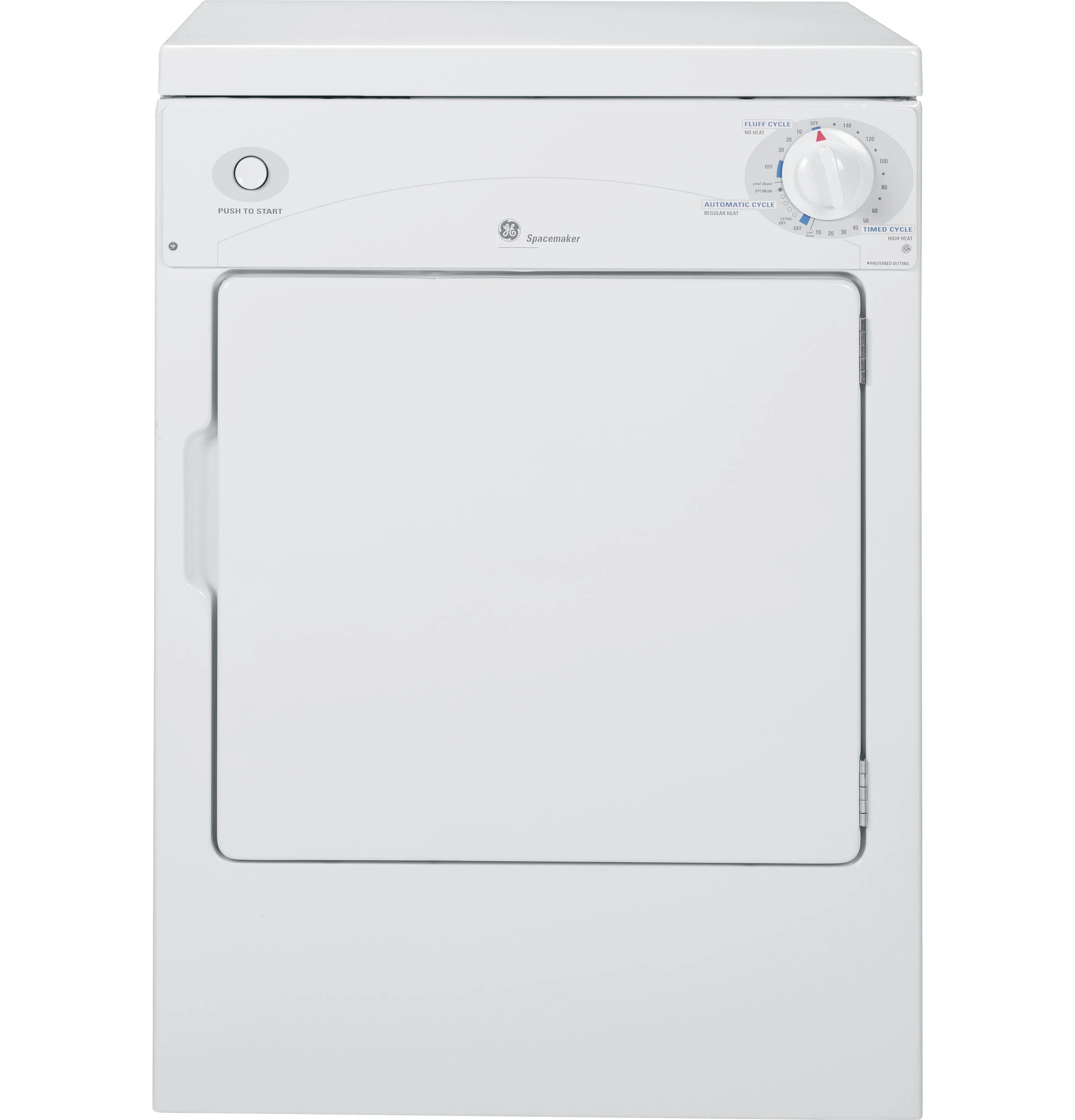 DSKP333ECWW GE Spacemaker® 120V 3.6 cu. ft. Capacity Portable Electric Dryer - Image 2