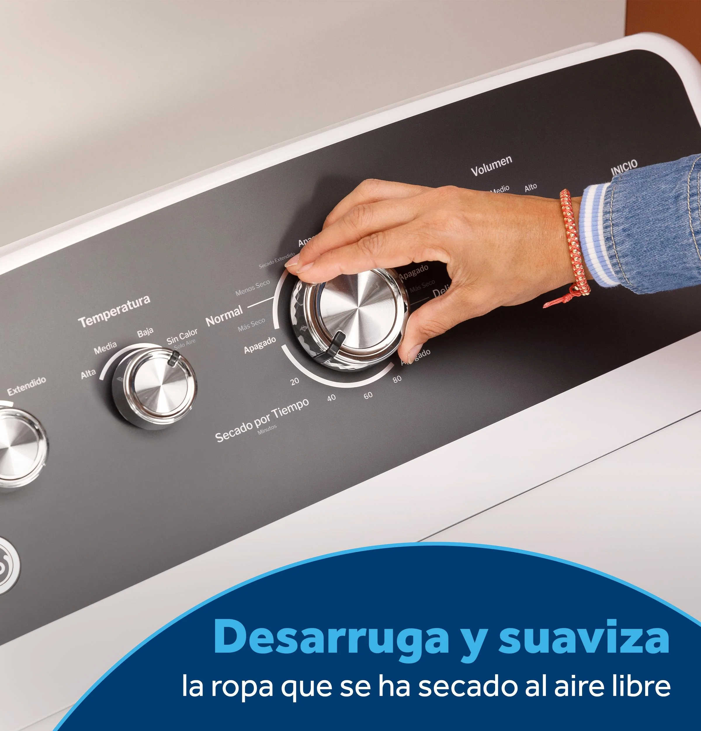 ETD48EASWWB GE® 7.2 cu. ft. Capacity Electric Dryer with Spanish Panel and Up To 120 ft. Venting - Image 14