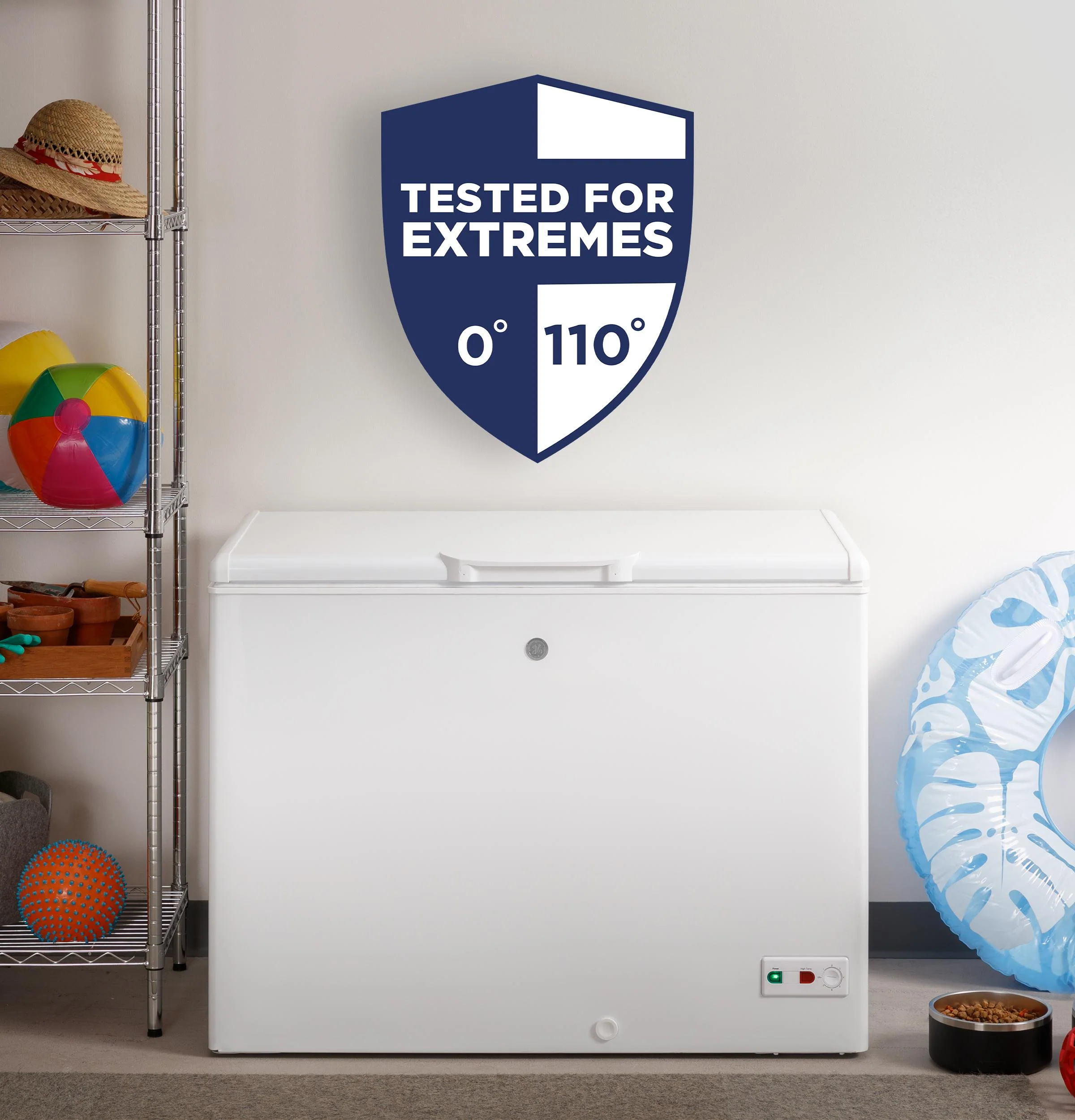 FCM11SRWW GE® 10.7 Cu. Ft. Manual Defrost Chest Freezer - Image 11
