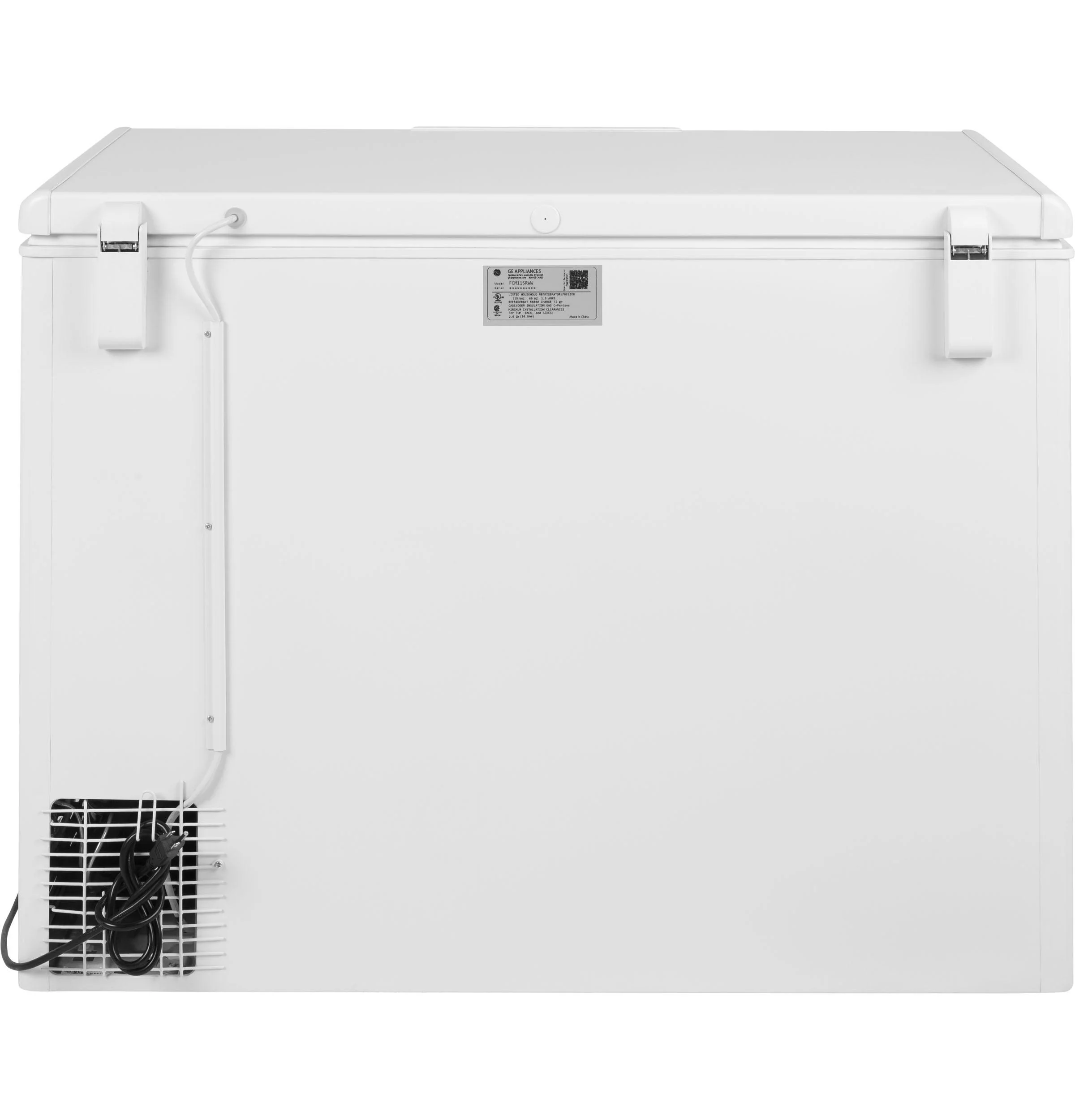 FCM11SRWW GE® 10.7 Cu. Ft. Manual Defrost Chest Freezer - Image 8