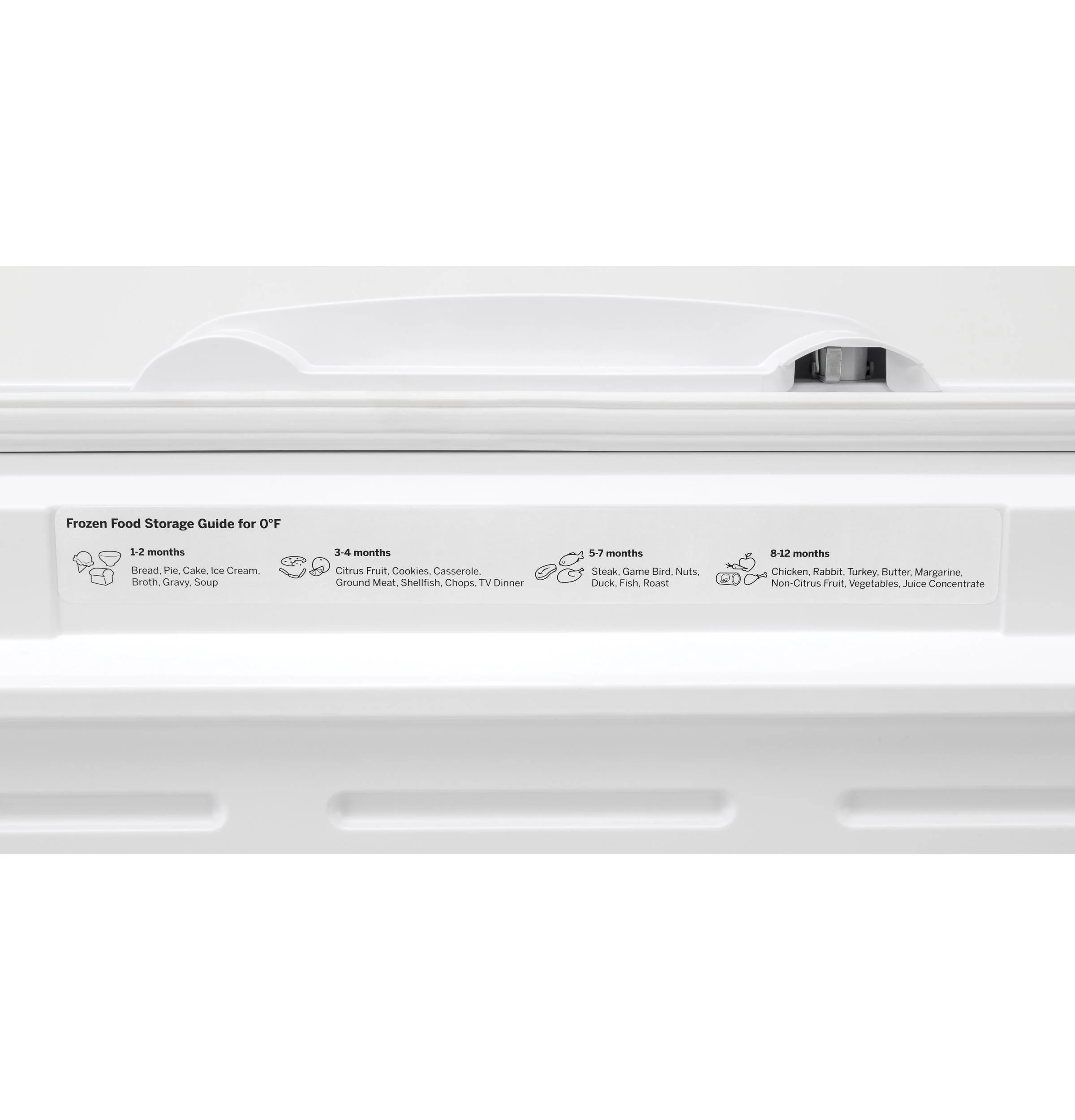 FCM22DLWW GE® ENERGY STAR® 21.7 Cu. Ft. Manual Defrost Chest Freezer - Image 13