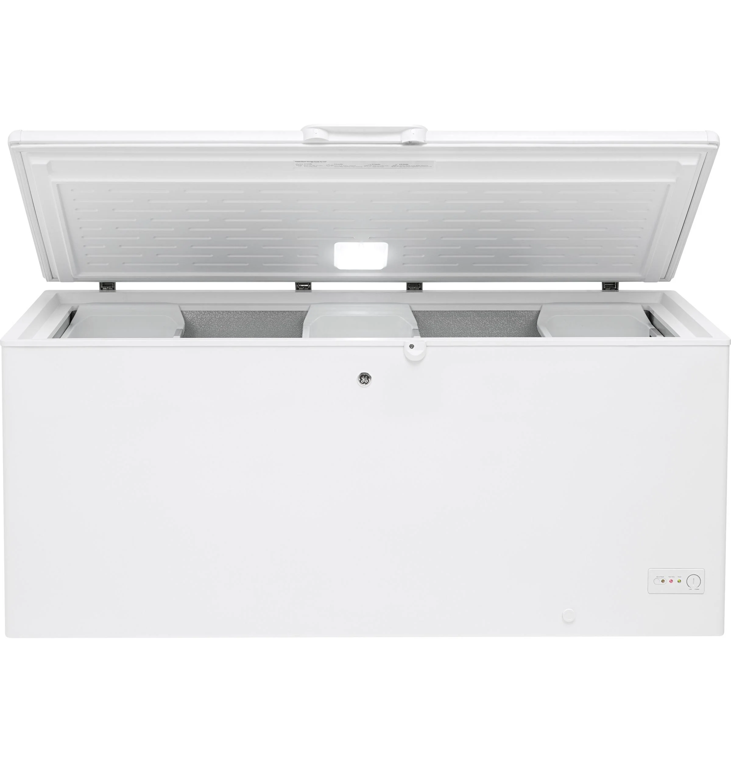 FCM22DLWW GE® ENERGY STAR® 21.7 Cu. Ft. Manual Defrost Chest Freezer - Image 3