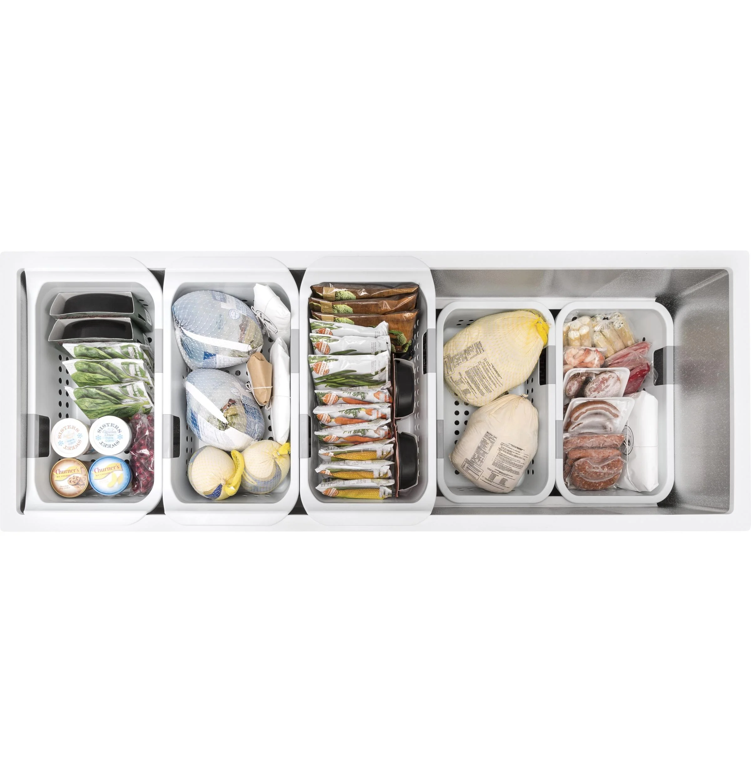 FCM22DLWW GE® ENERGY STAR® 21.7 Cu. Ft. Manual Defrost Chest Freezer - Image 6
