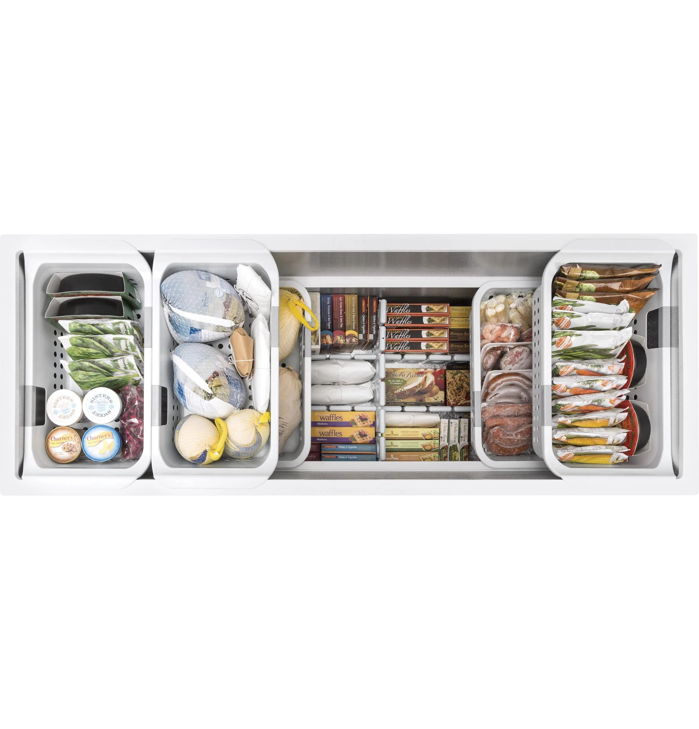 FCM22DLWW GE® ENERGY STAR® 21.7 Cu. Ft. Manual Defrost Chest Freezer - Image 9