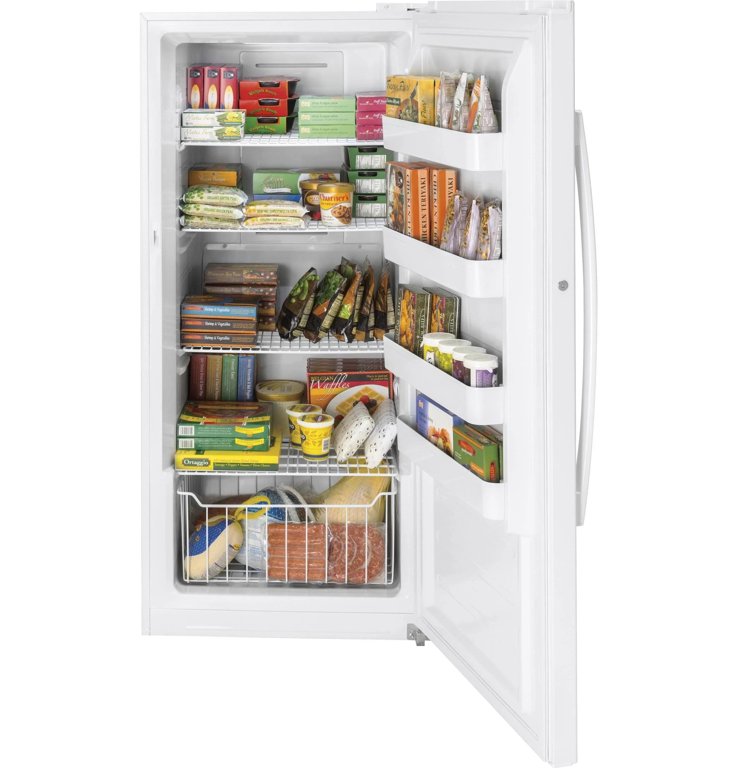 FUF14SMRWW GE® 14.1 Cu. Ft. Frost-Free Garage Ready Upright Freezer - Image 2