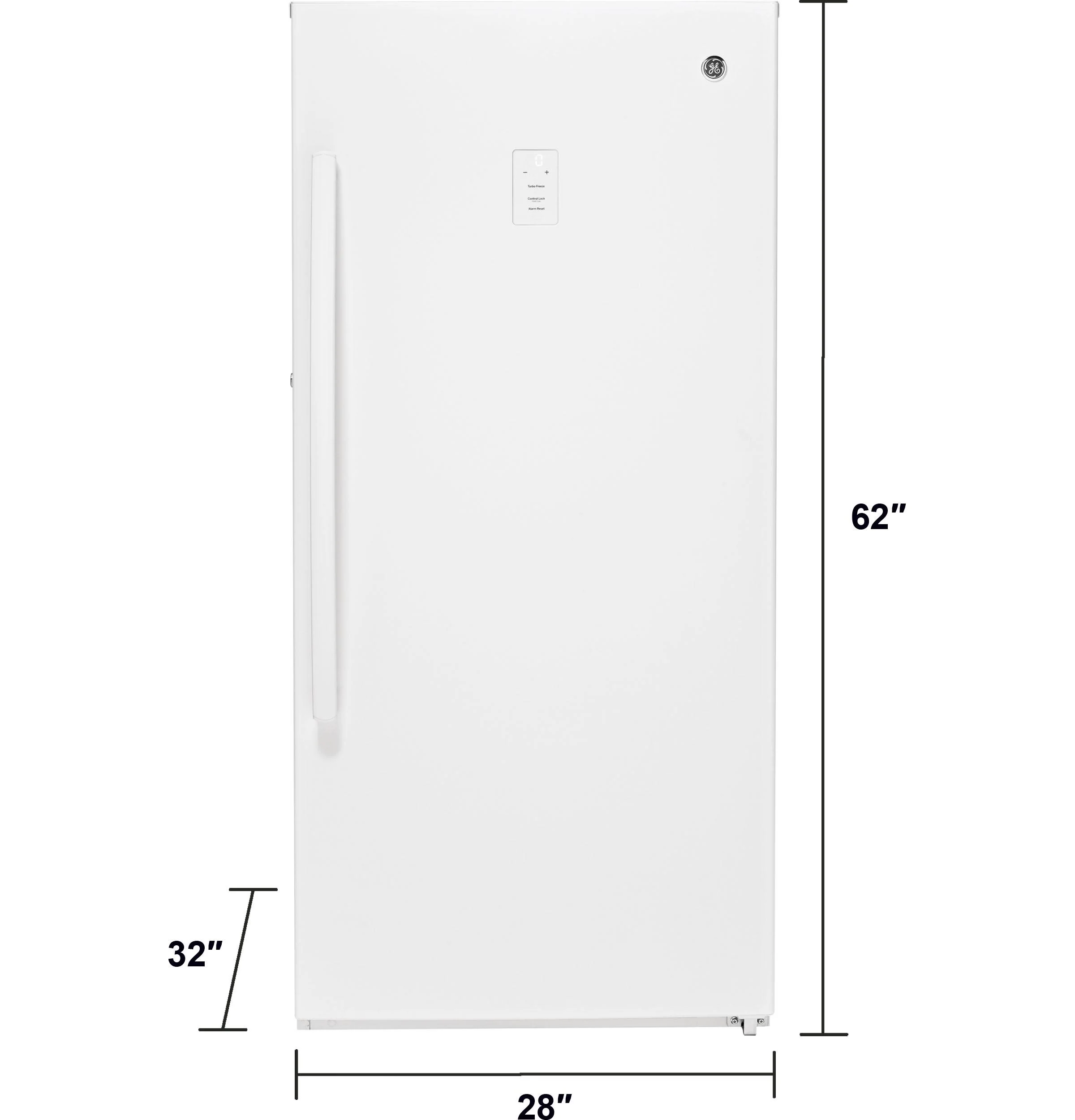 FUF14SMRWW GE® 14.1 Cu. Ft. Frost-Free Garage Ready Upright Freezer - Image 9