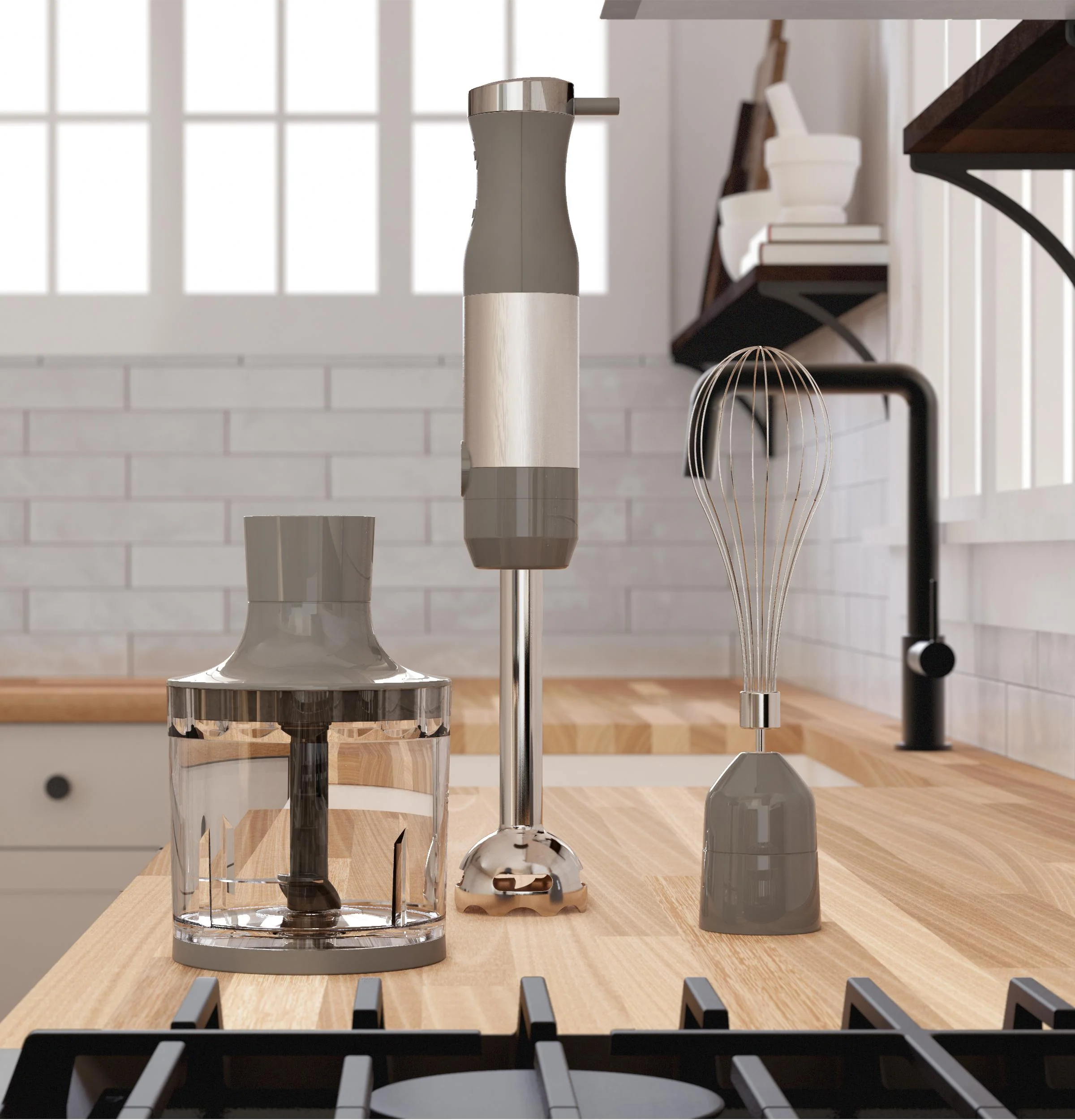 G8H1AASSPSS GE Immersion Blender with Accessories - Image 9